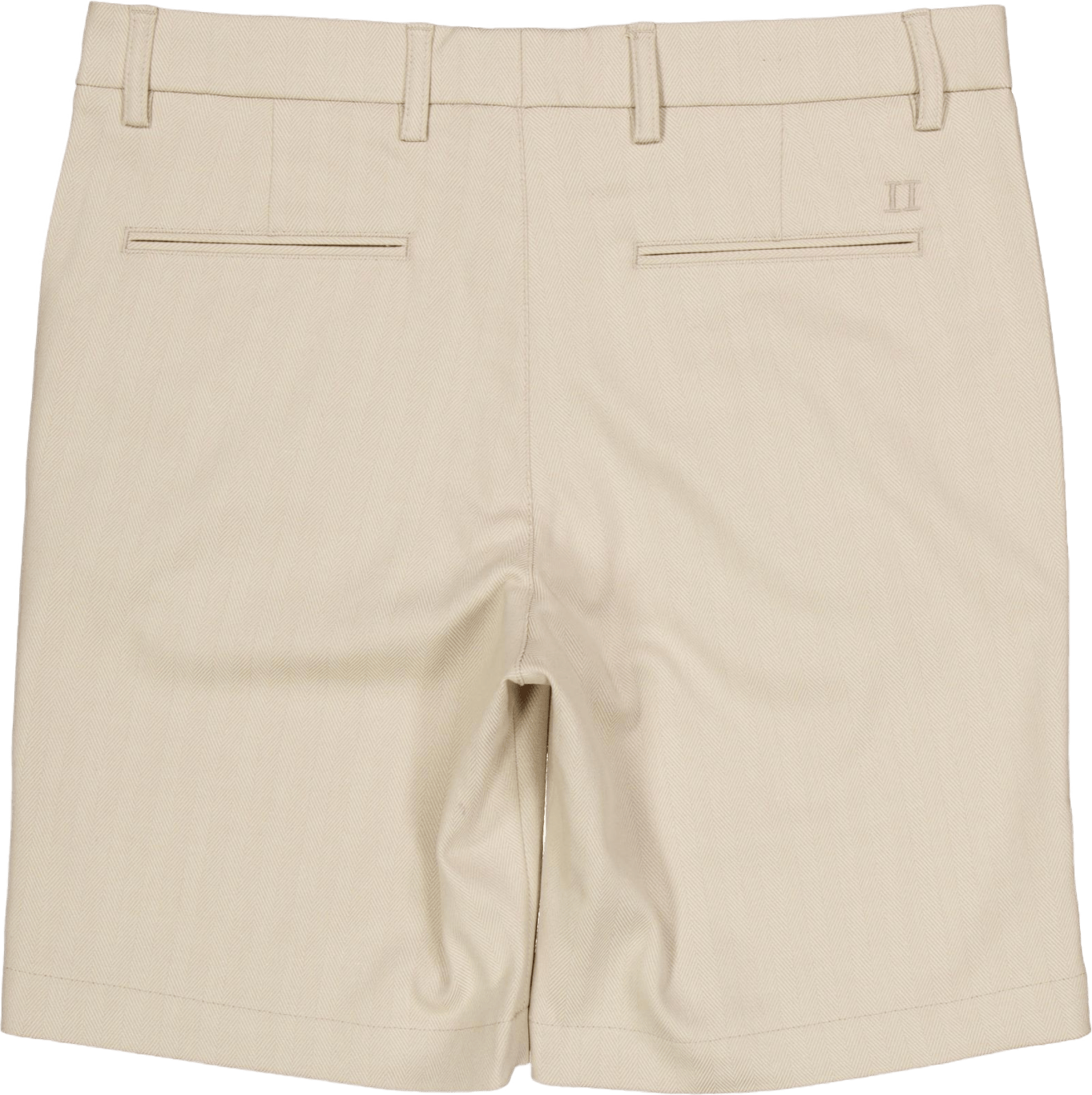 Como Reg Herringbone Shorts Dark Sand/light Sand - Bild 2