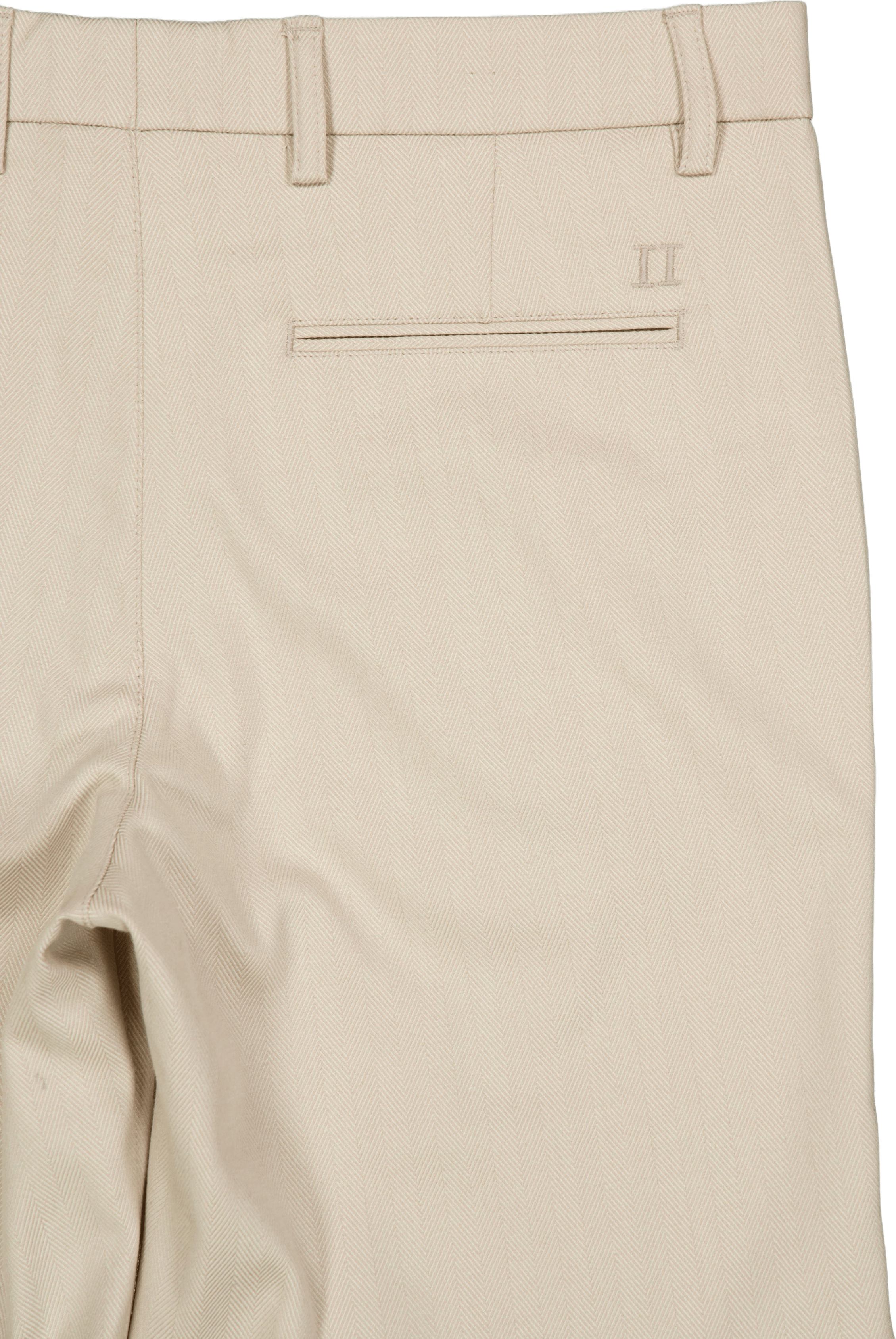 Como Reg Herringbone Shorts Dark Sand/light Sand - Bild 4