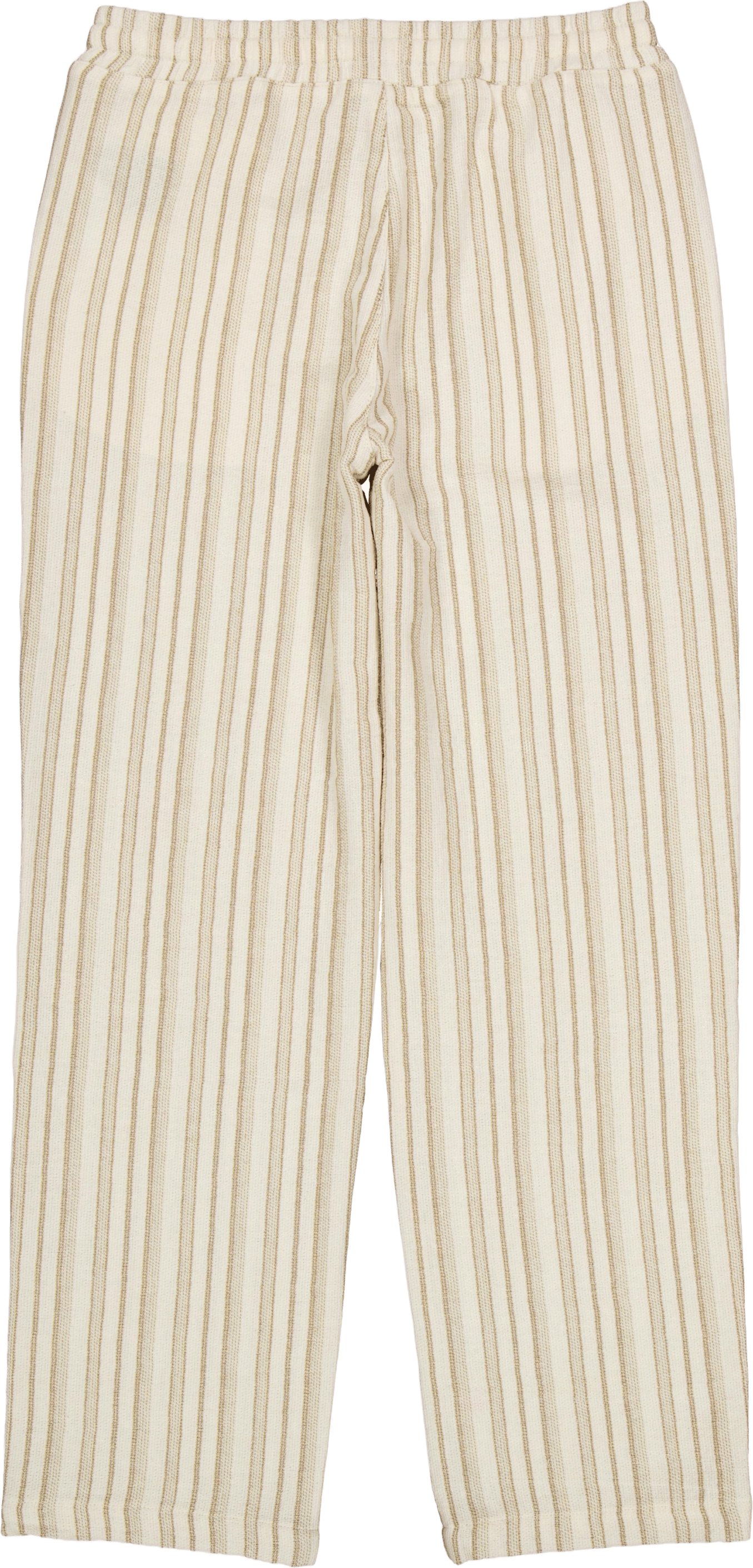 Houston Stripe Cotton Pants Ivory/lichen Green - Bild 2
