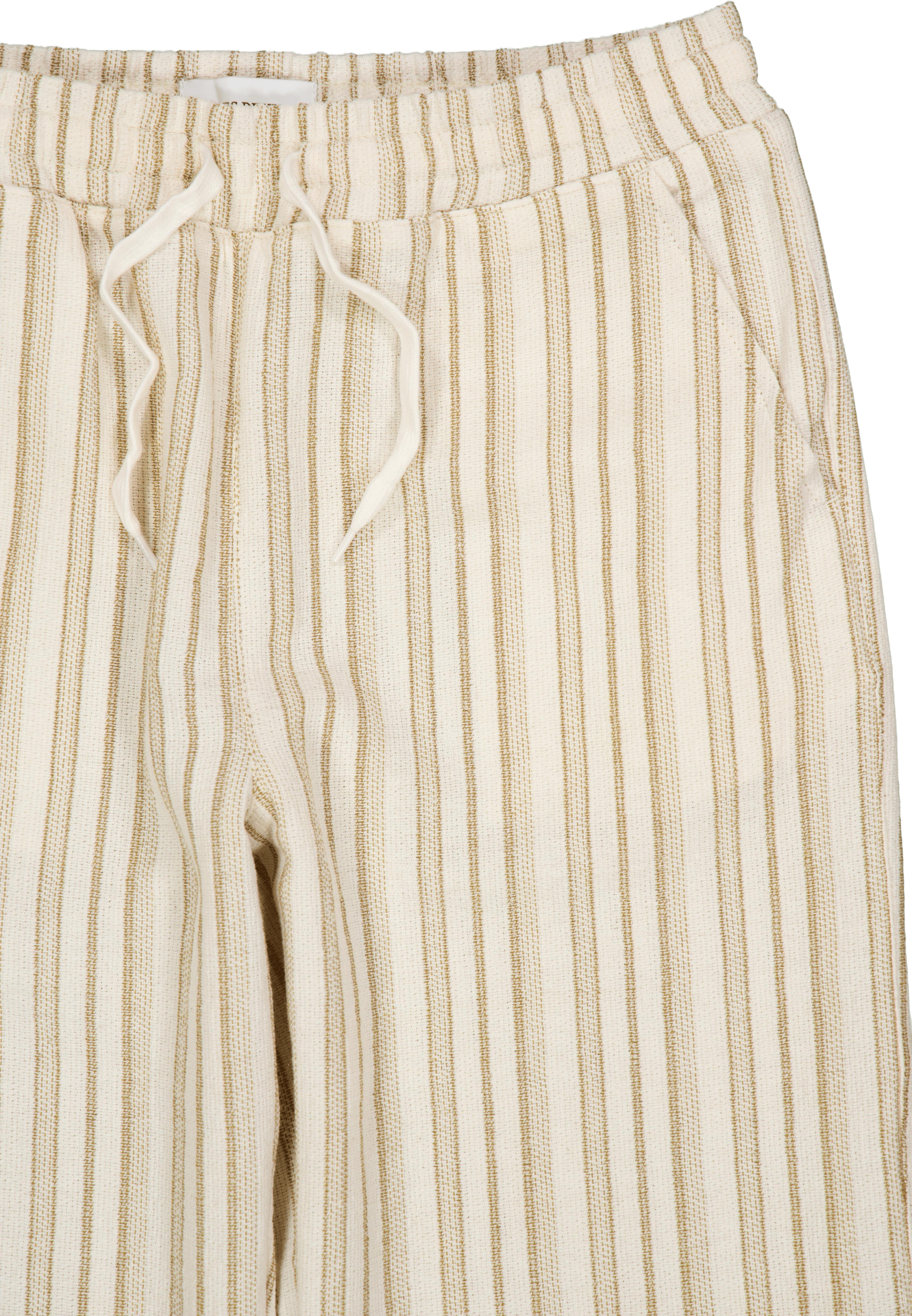 Houston Stripe Cotton Pants Ivory/lichen Green - Bild 3