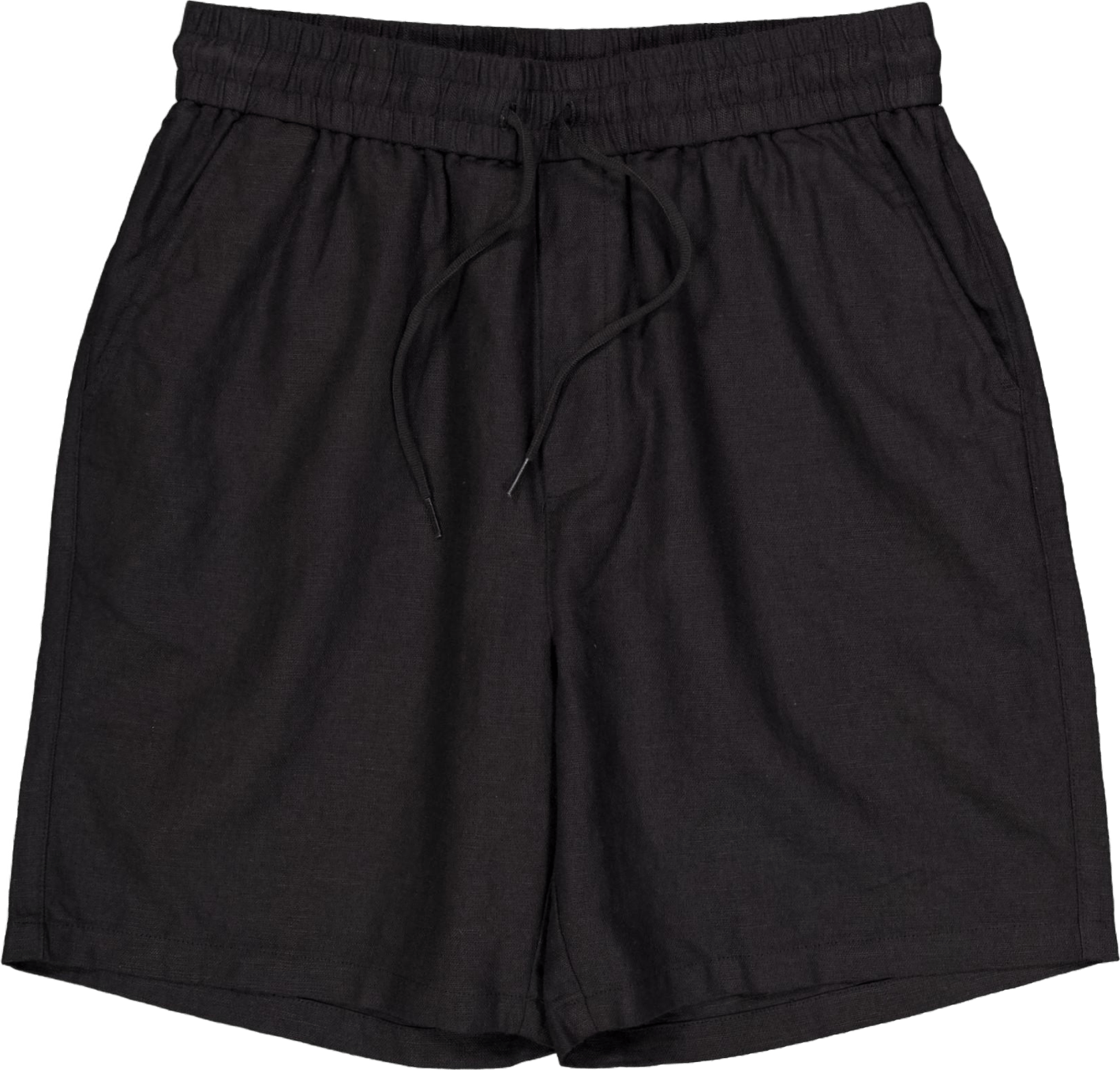 Otto Linen Shorts Black