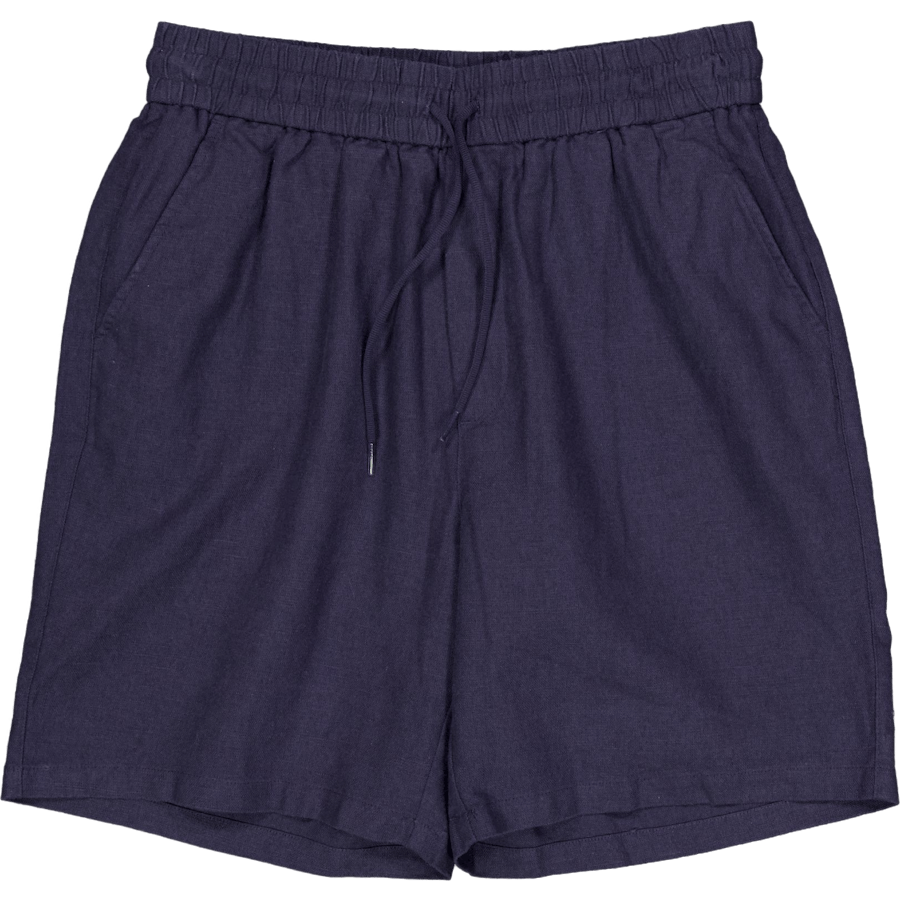 Otto Linen Shorts Dark Navy