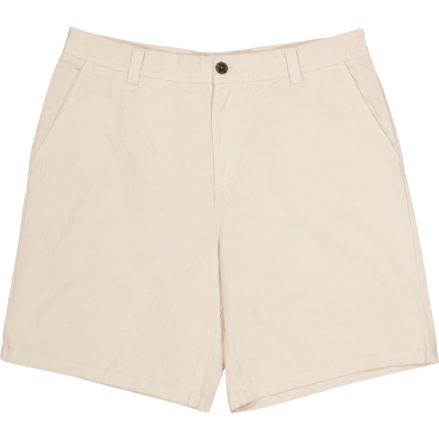 Kody Cotton Herringbone Shorts Ivory