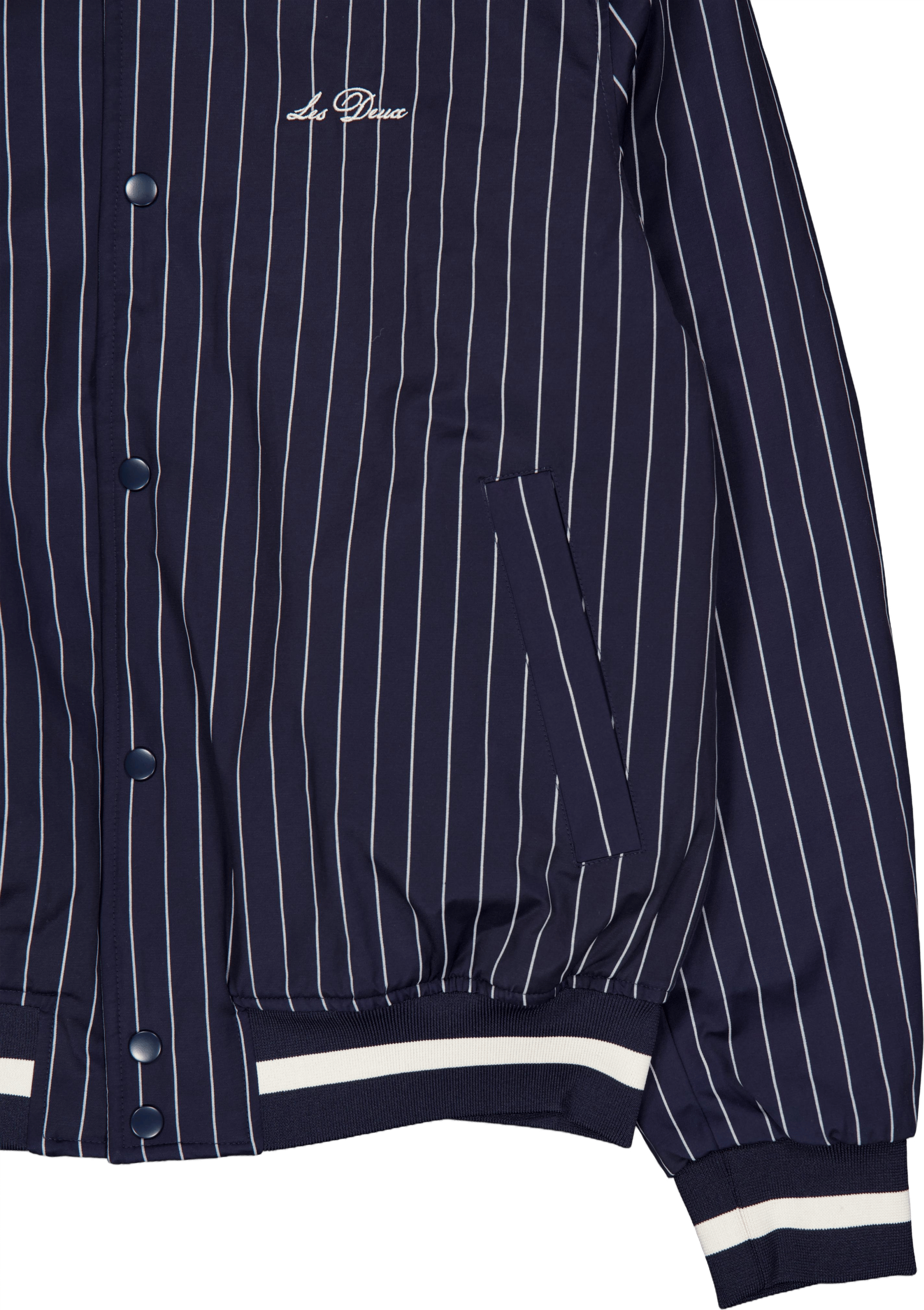 Les Deux Tech Varsity Jacket Dark Navy/ivory - Bild 5
