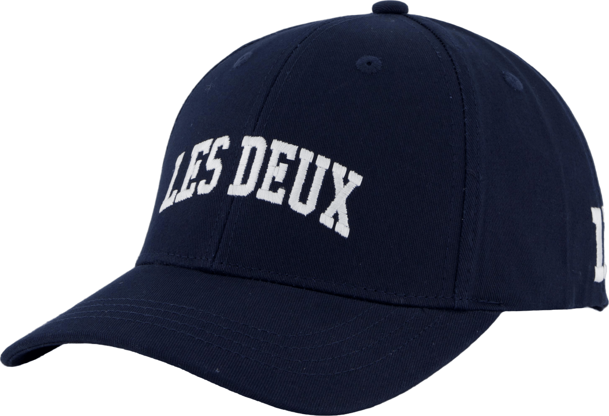 Les Deux 11 Baseball Cap Dark Navy/white