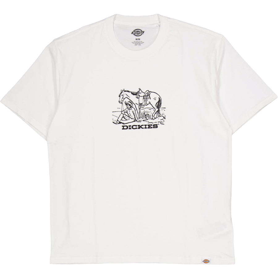 Companion Center Logo Ss Tee W White