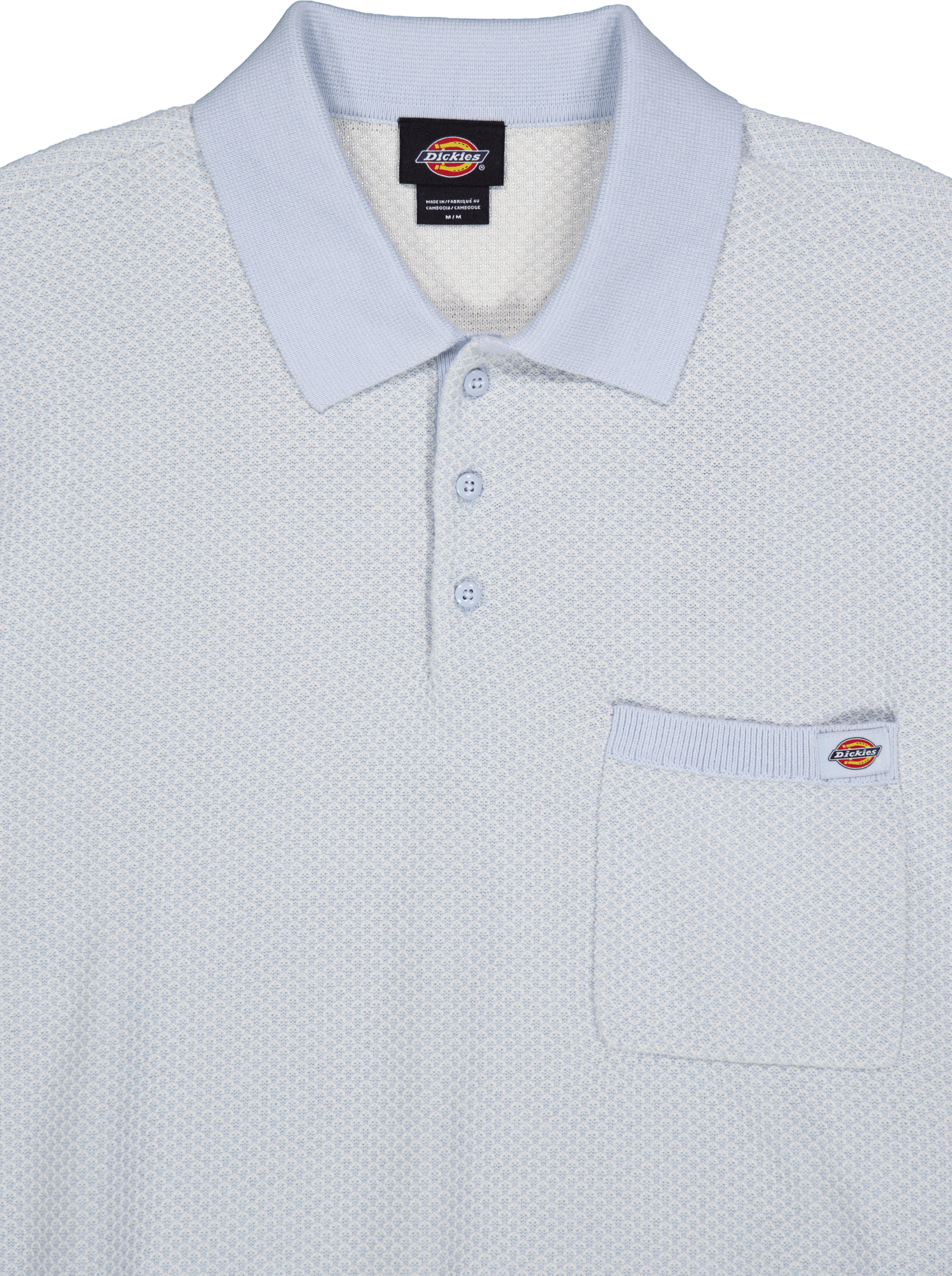 Rocky Knit Polo Ss Whitecap Gr Whitecap Gray - Bild 3