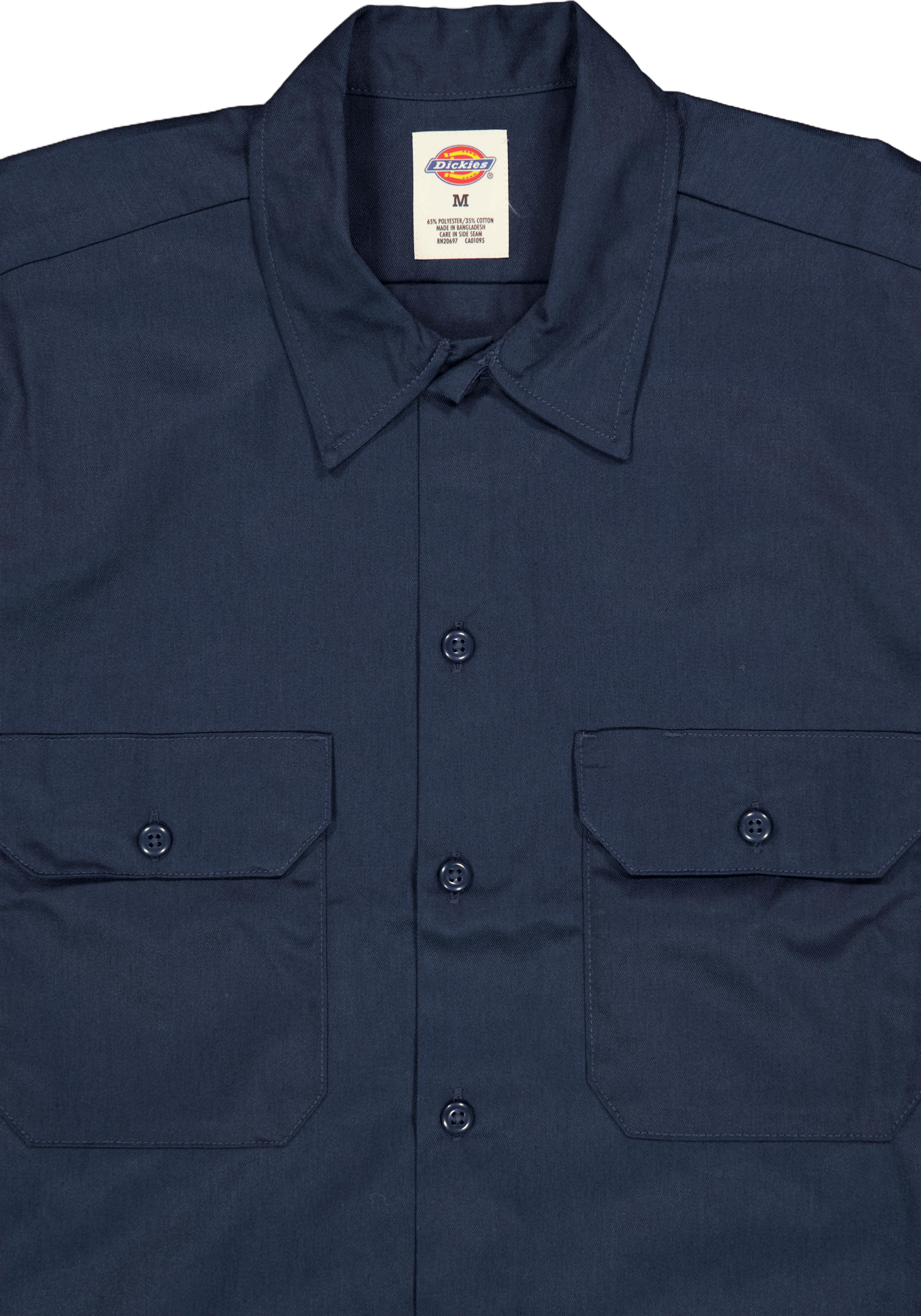 Work Shirt Ss Rec Dark Navy Dark Navy - Bild 3