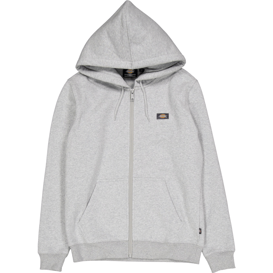 Oakport Zip Hoodie Grey Melang Grey Melange