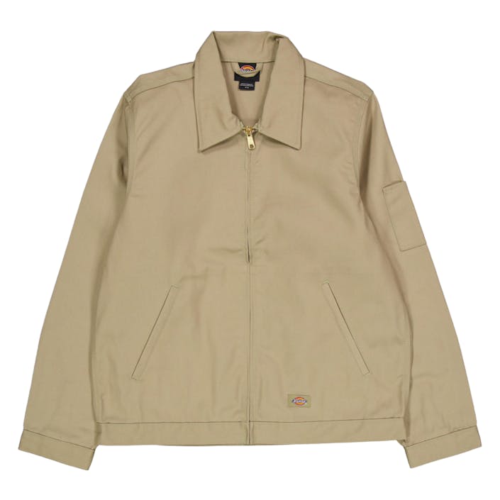 M Unlined Eisenhower Jacket Re Khaki, Male, Kleding, jassen, Geel, L