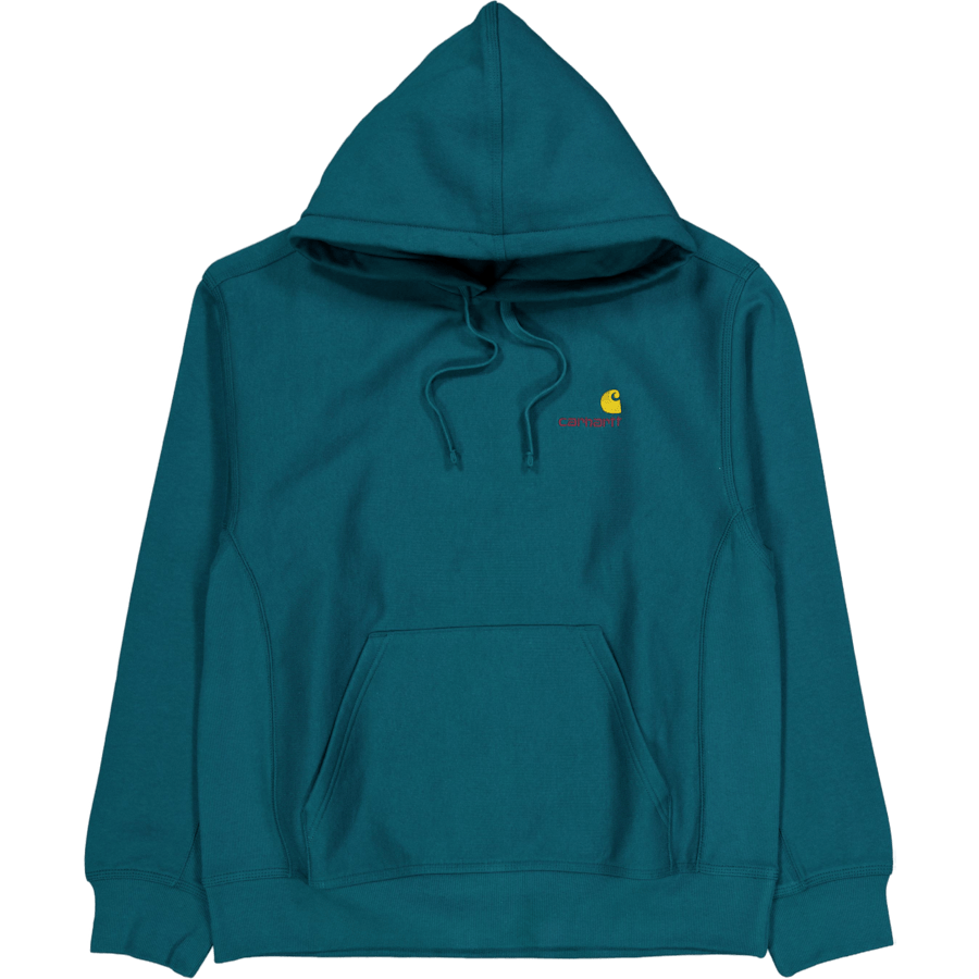 Hooded American Script Sweat Malachite
