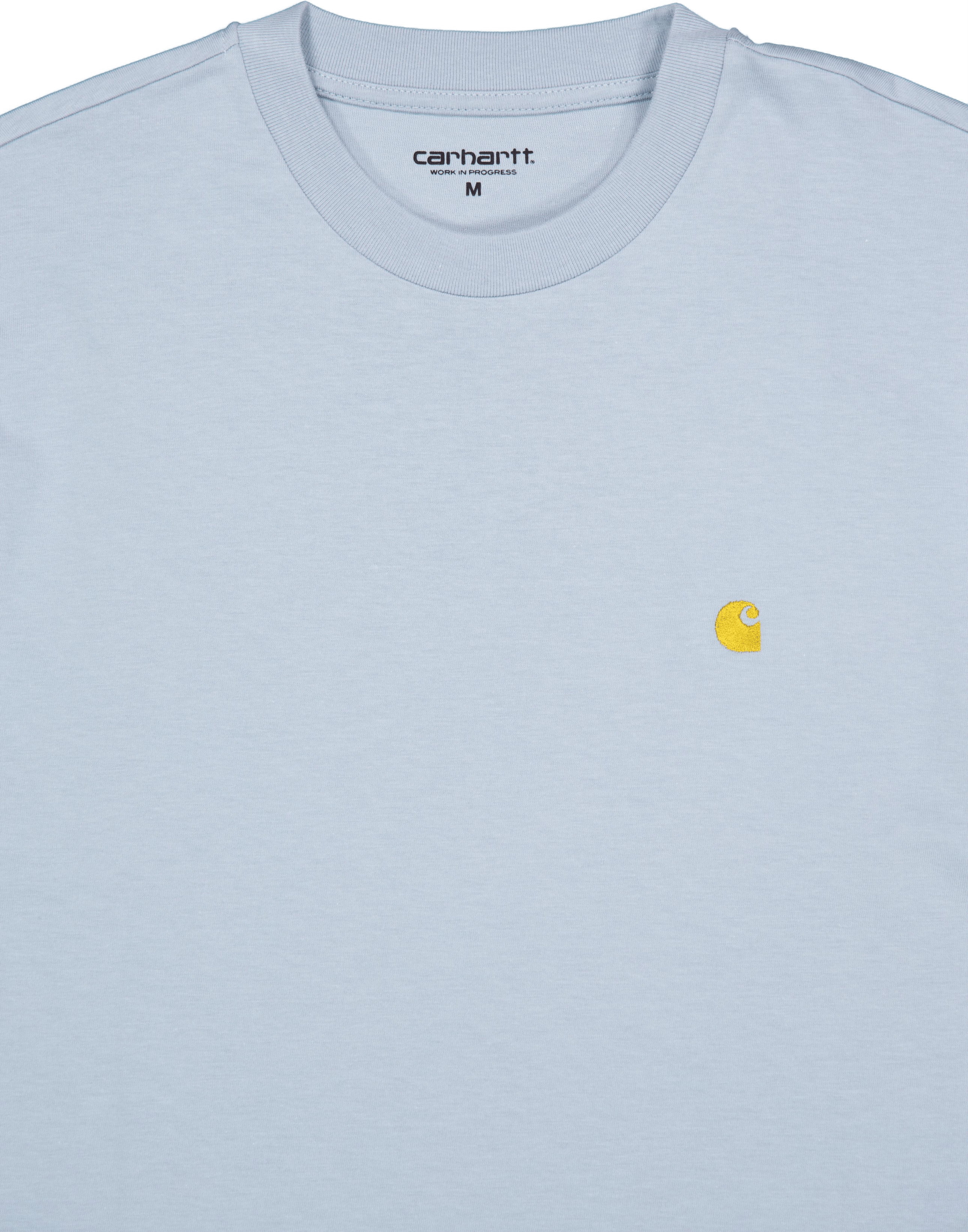 W' S/s Chase T-shirt Frosted Blue / Gold - Bild 3