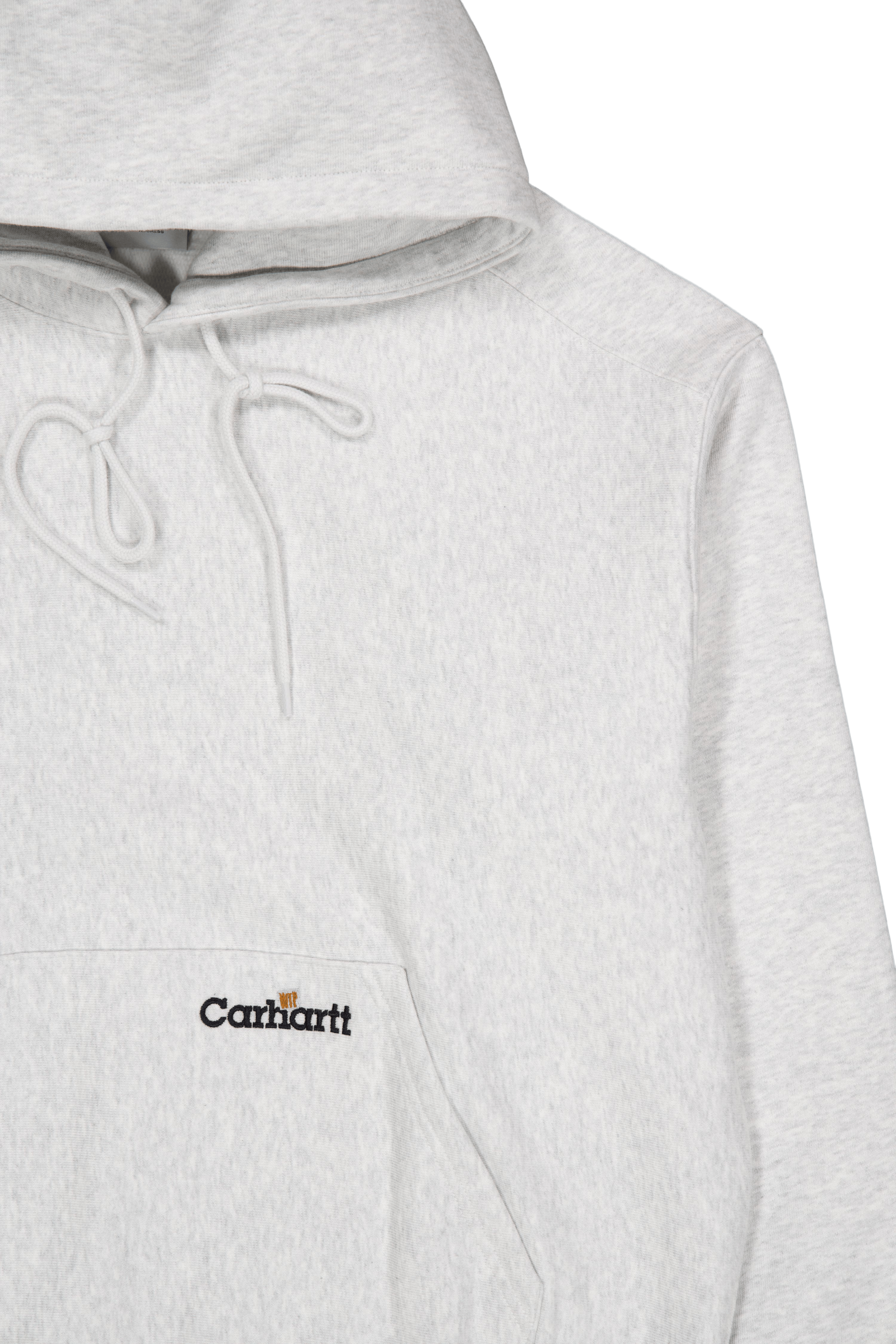 Hooded Label Script Sweat Ash Heather - Bild 3