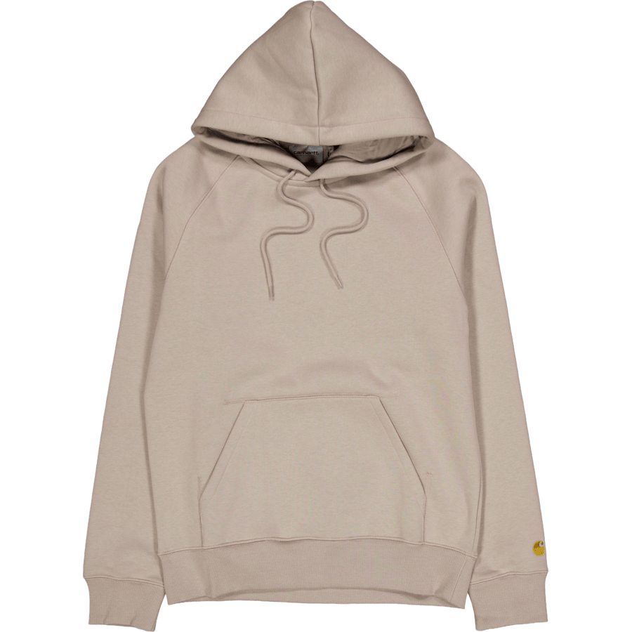 Hooded Chase Sweat Dusky Beige / Gold
