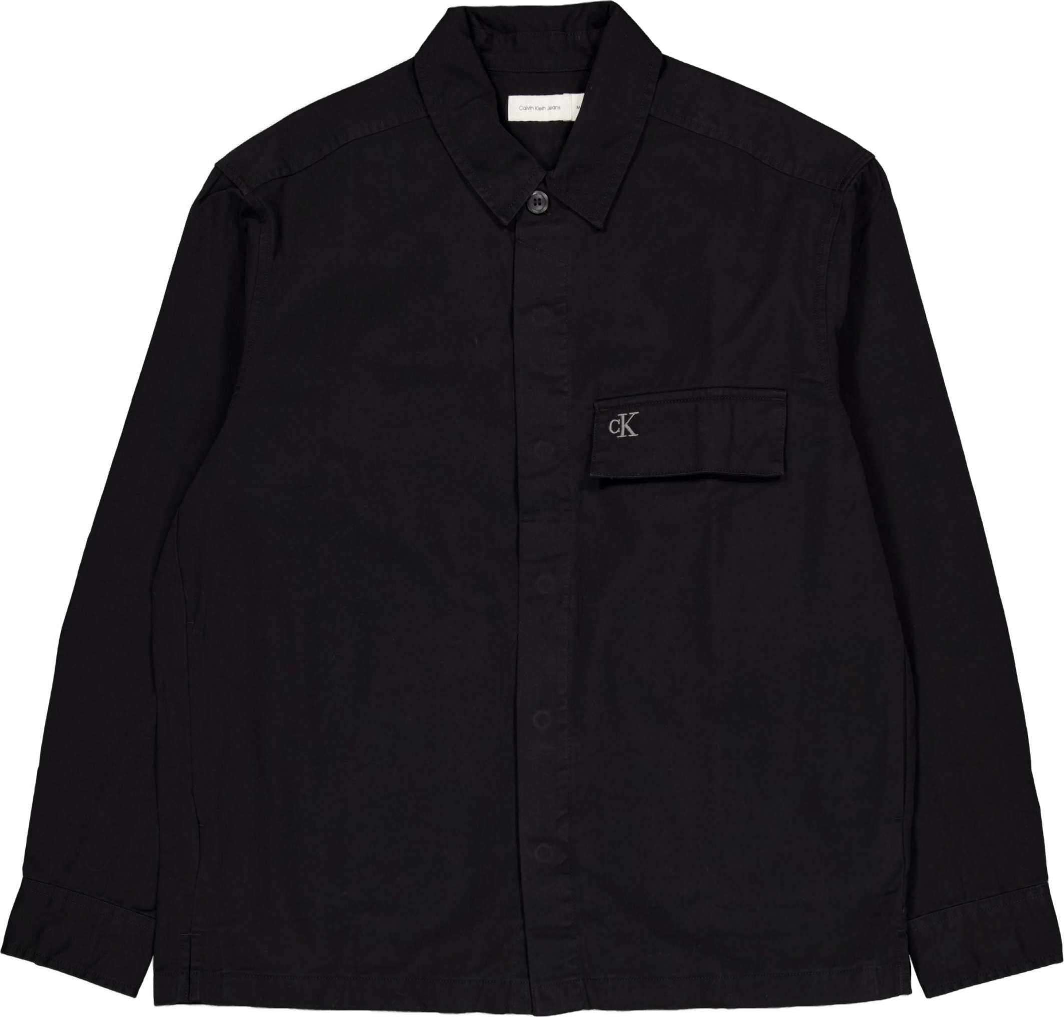 Clean Cotton Overshirt Black