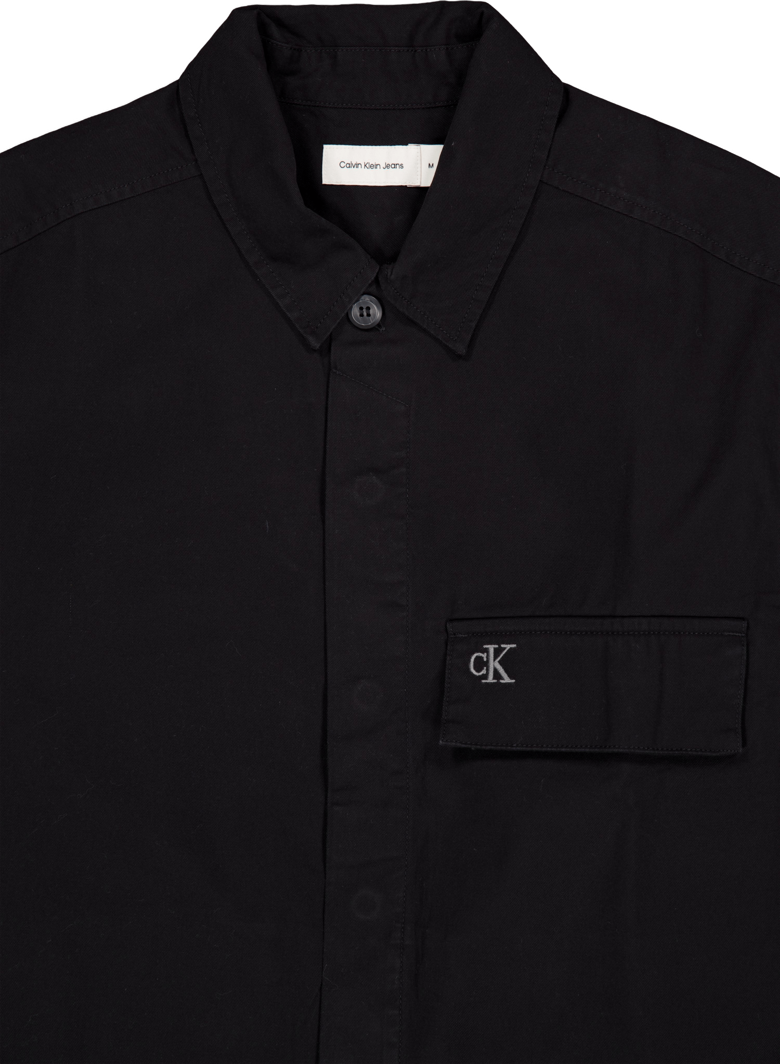 Clean Cotton Overshirt Black - Bild 3