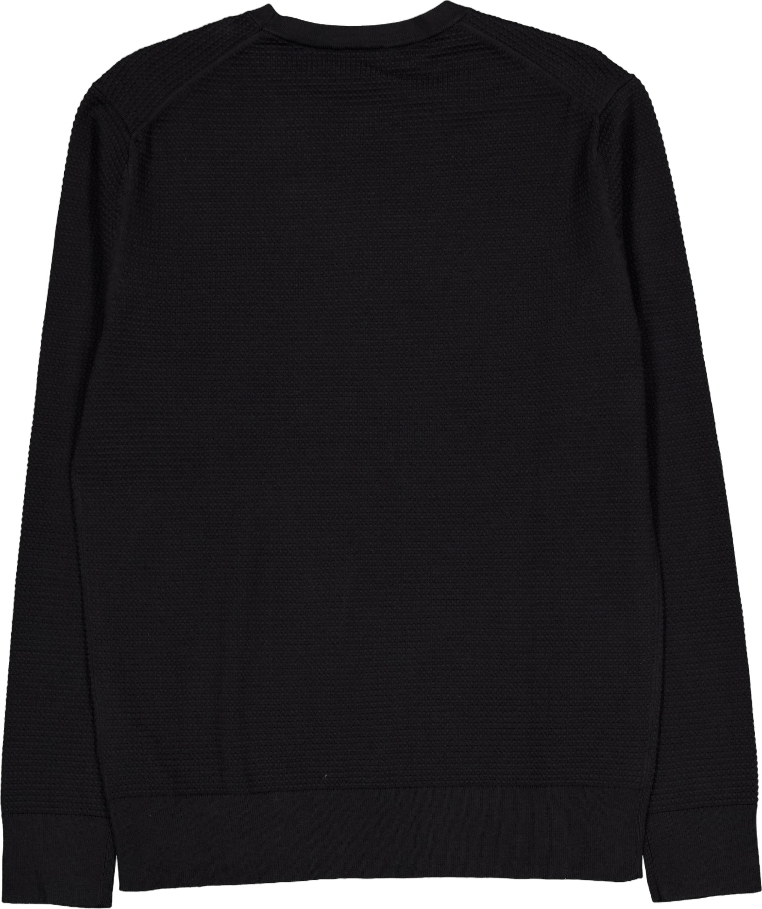 Waffle Texture Cn Sweater Black - Bild 2