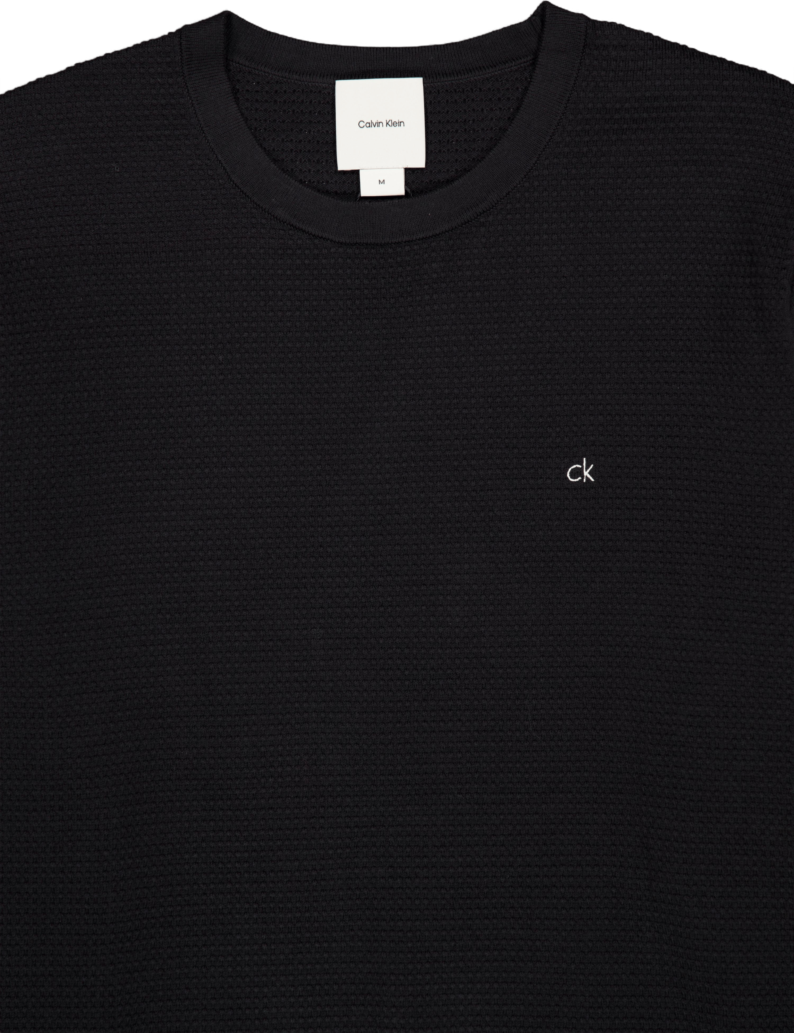 Waffle Texture Cn Sweater Black - Bild 3