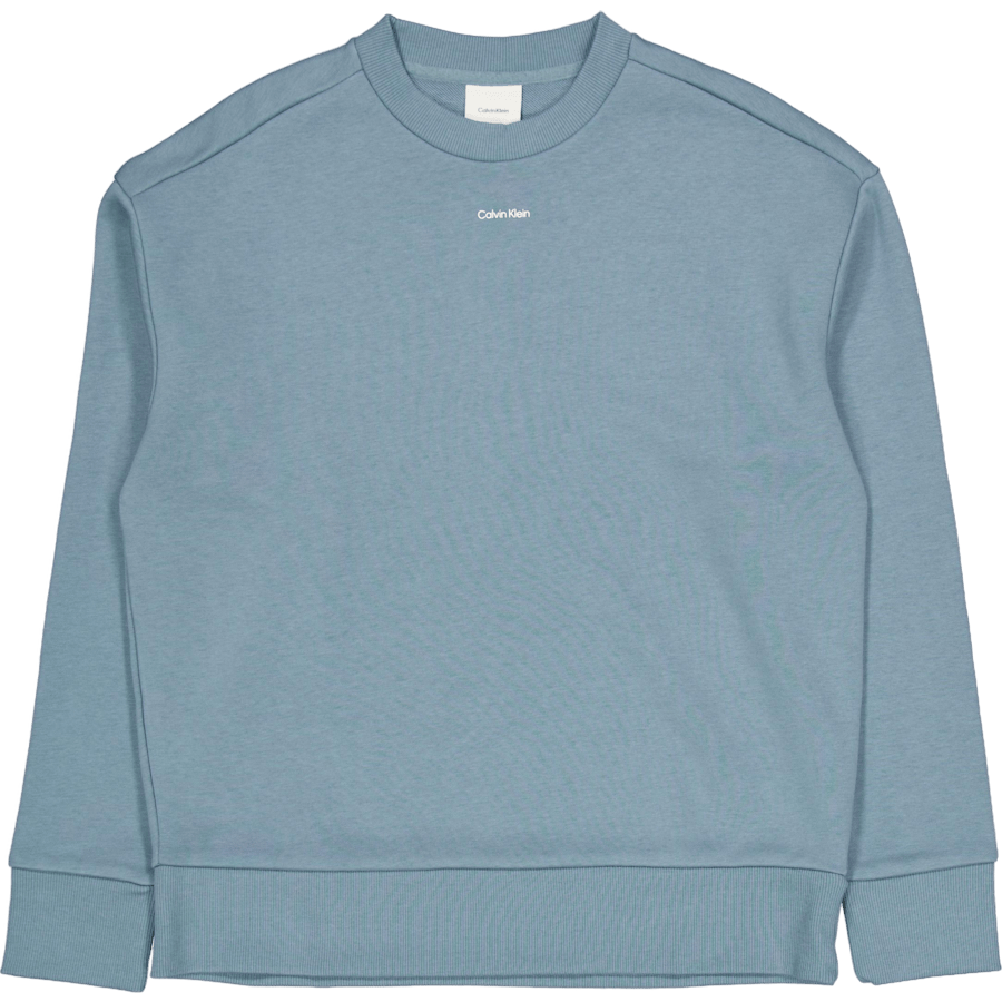 Nano Logo Cotton Modal Crew Blue