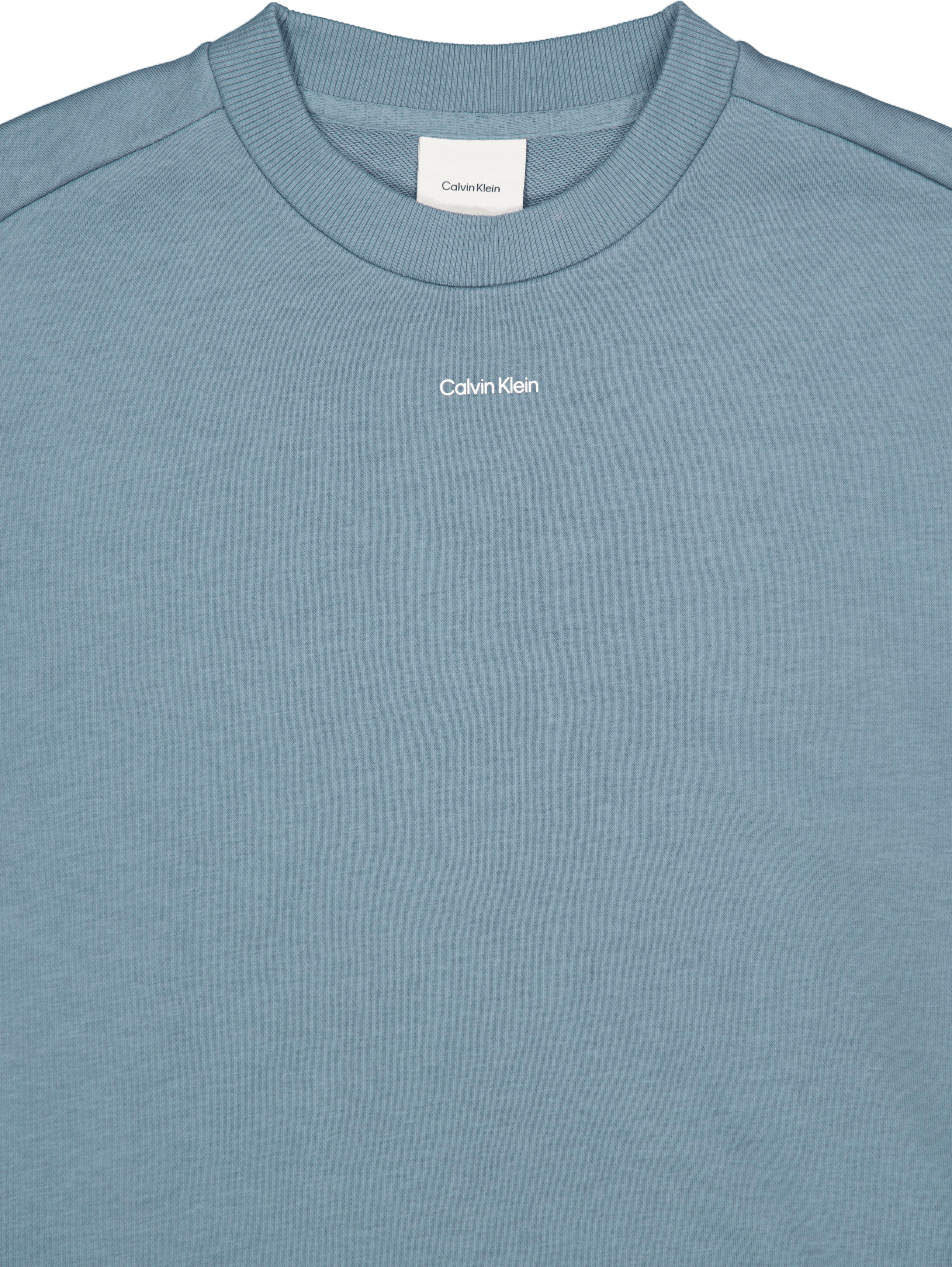 Nano Logo Cotton Modal Crew Blue - Bild 3