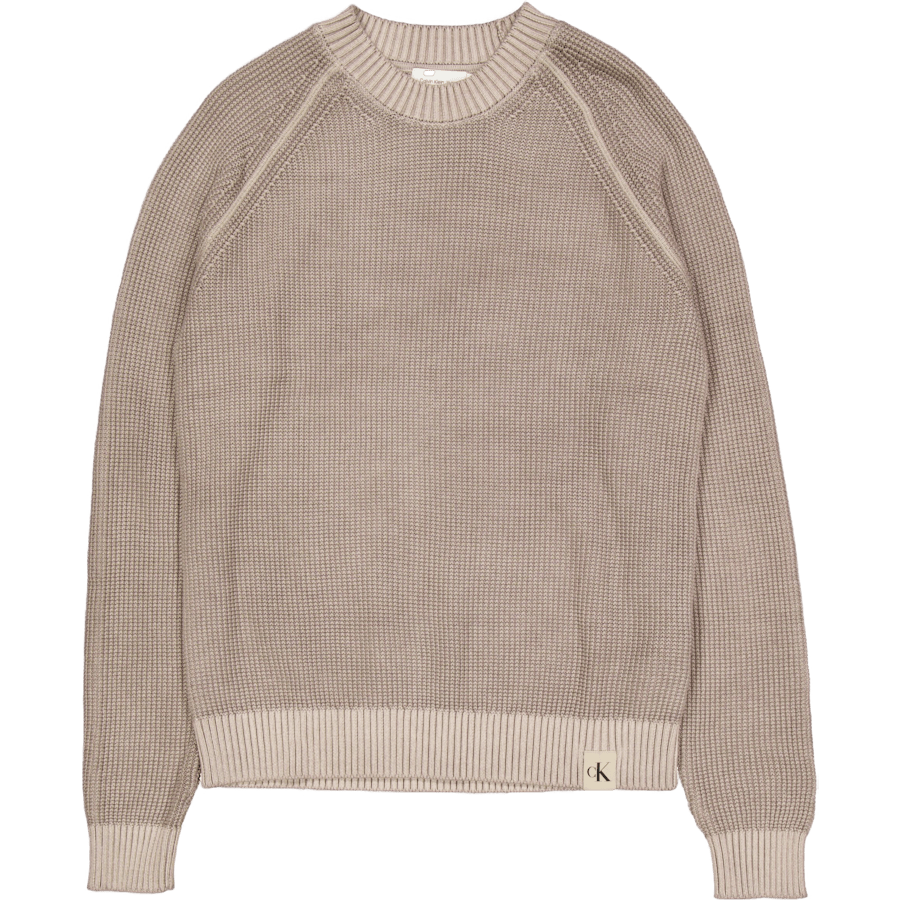 Washed Raglan Sweater Grey
