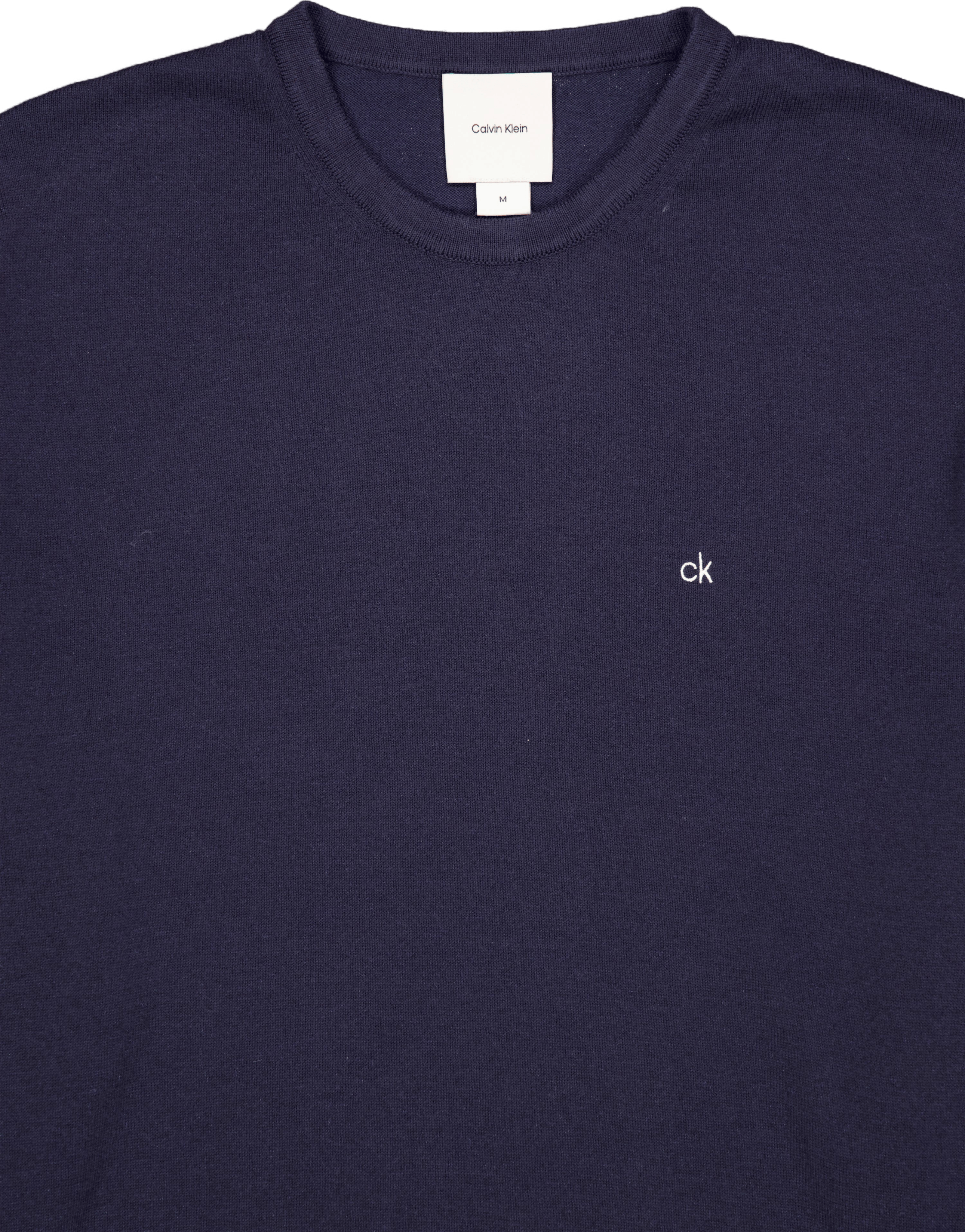 Cotton Silk Blend Cn Sweater Blue - Bild 3