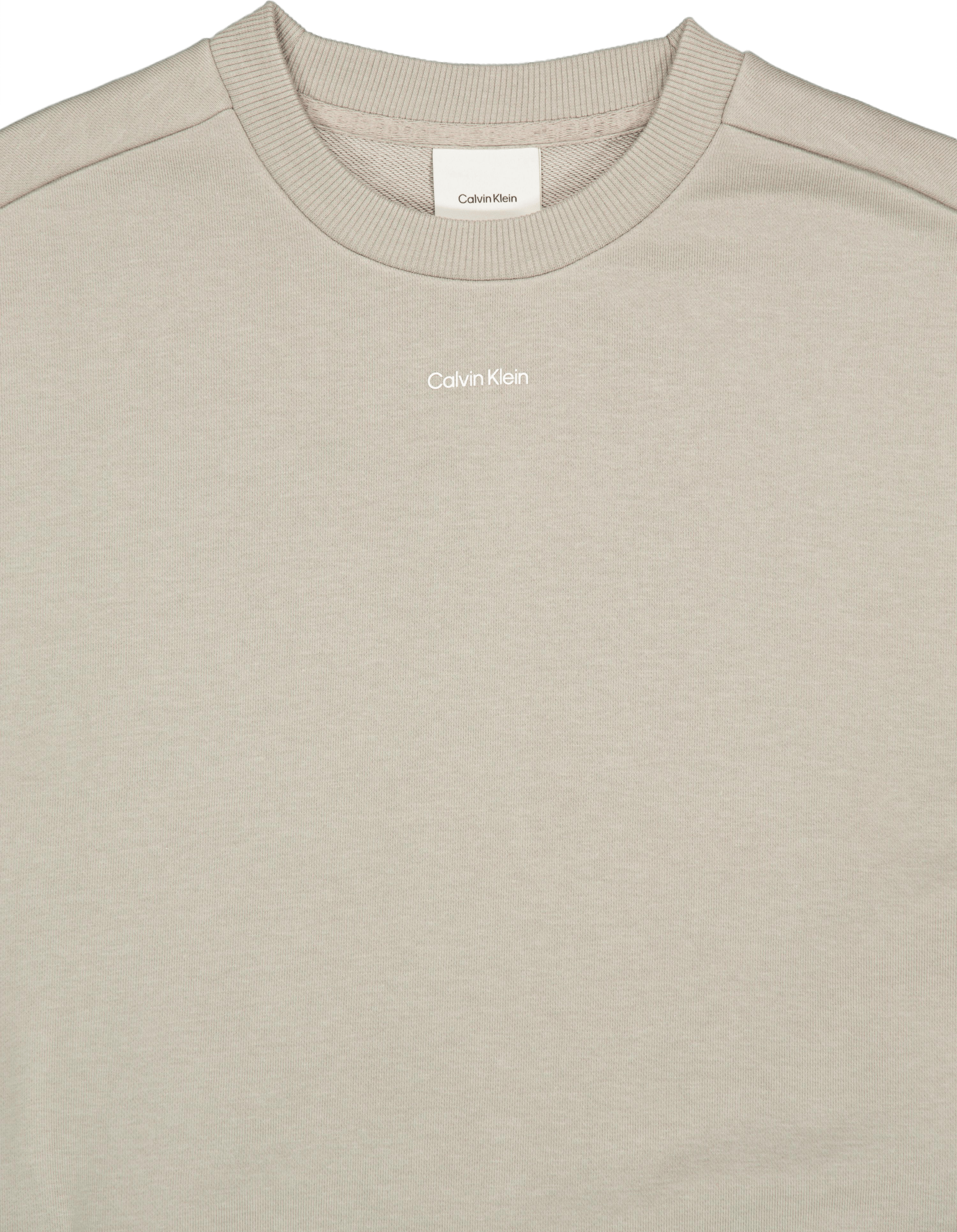 Nano Logo Cotton Modal Crew Khaki - Bild 3