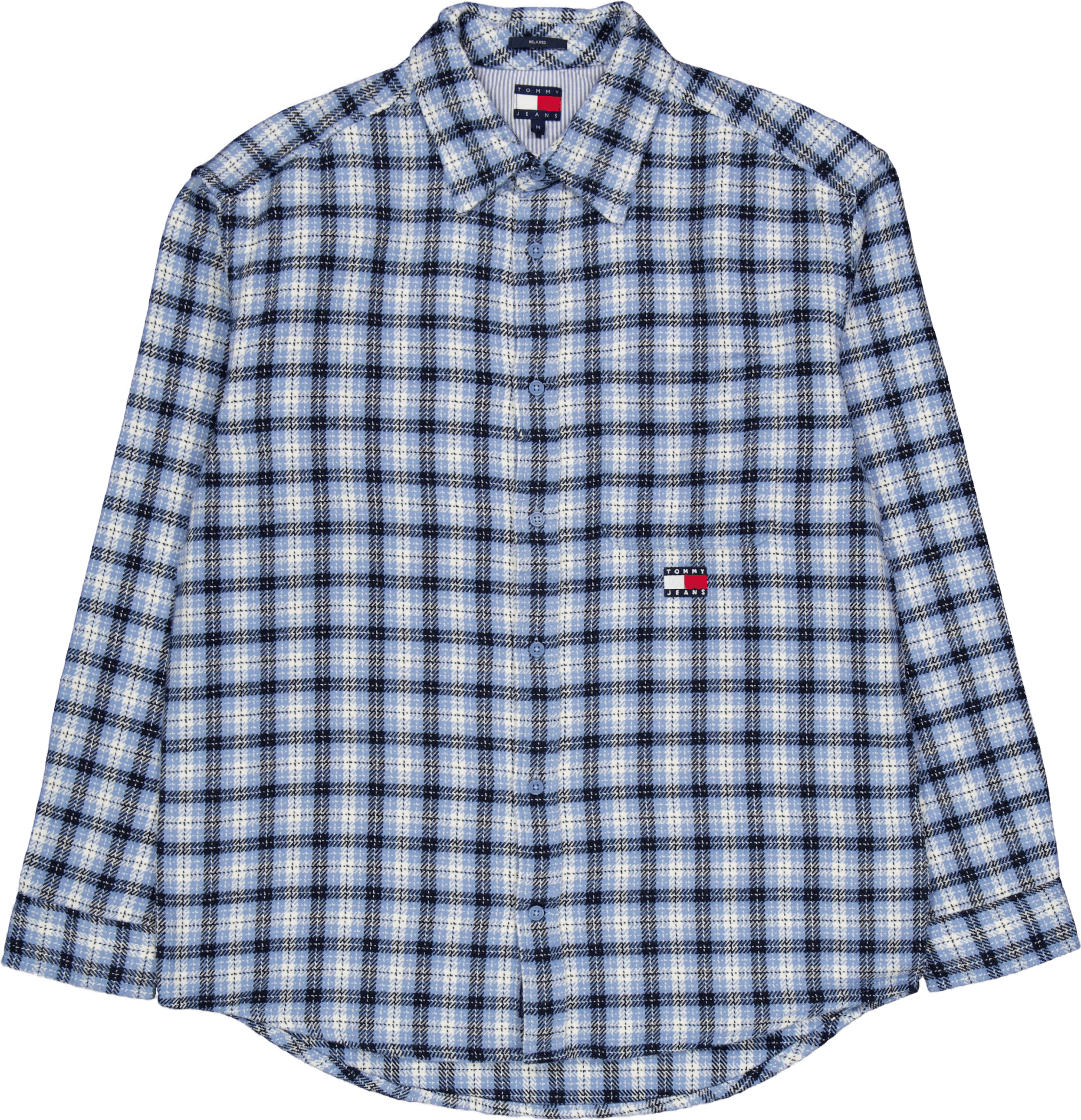 Tjm Badge Flannel Shirt Ext Blue