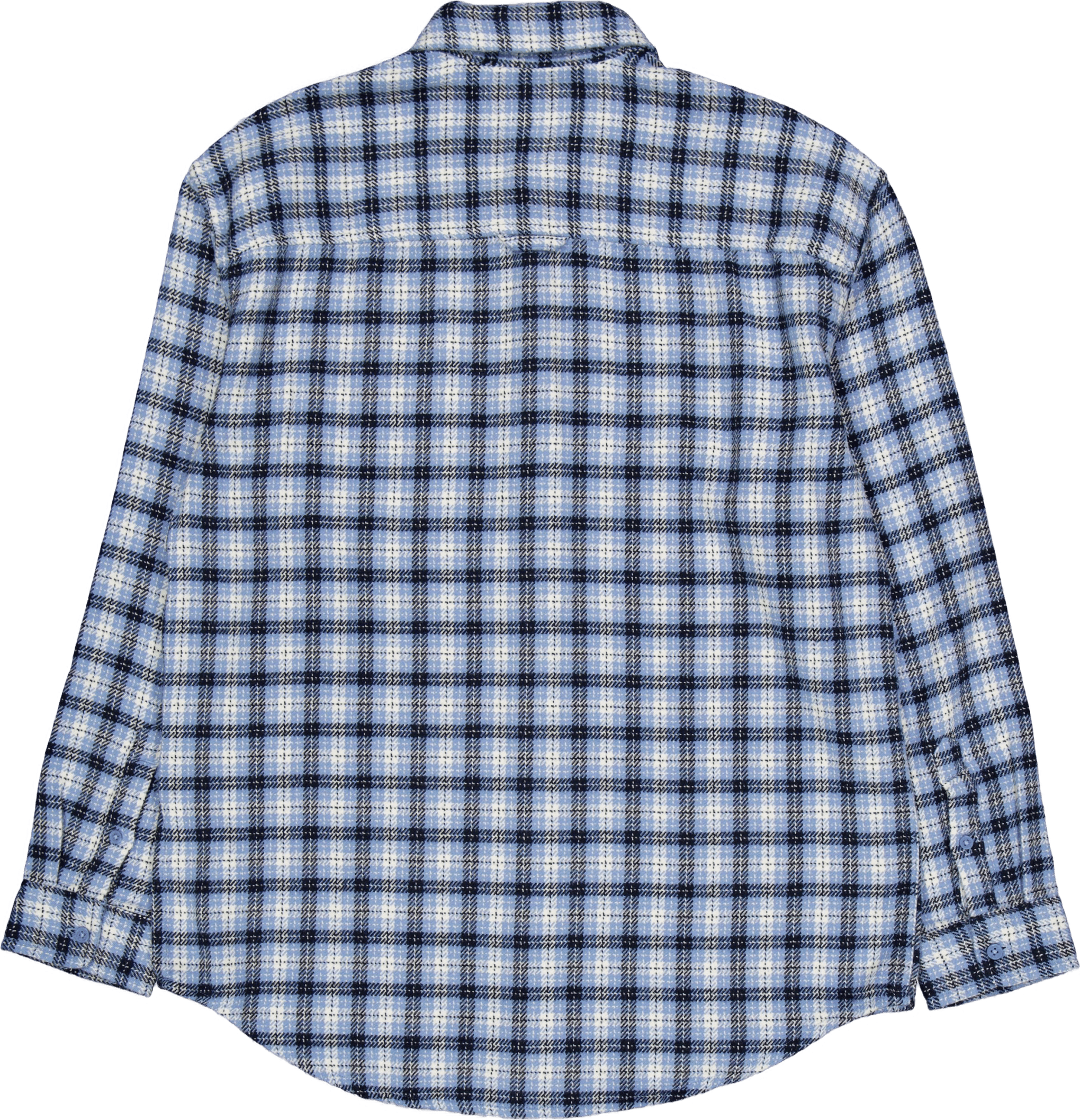 Tjm Badge Flannel Shirt Ext Blue - Bild 2