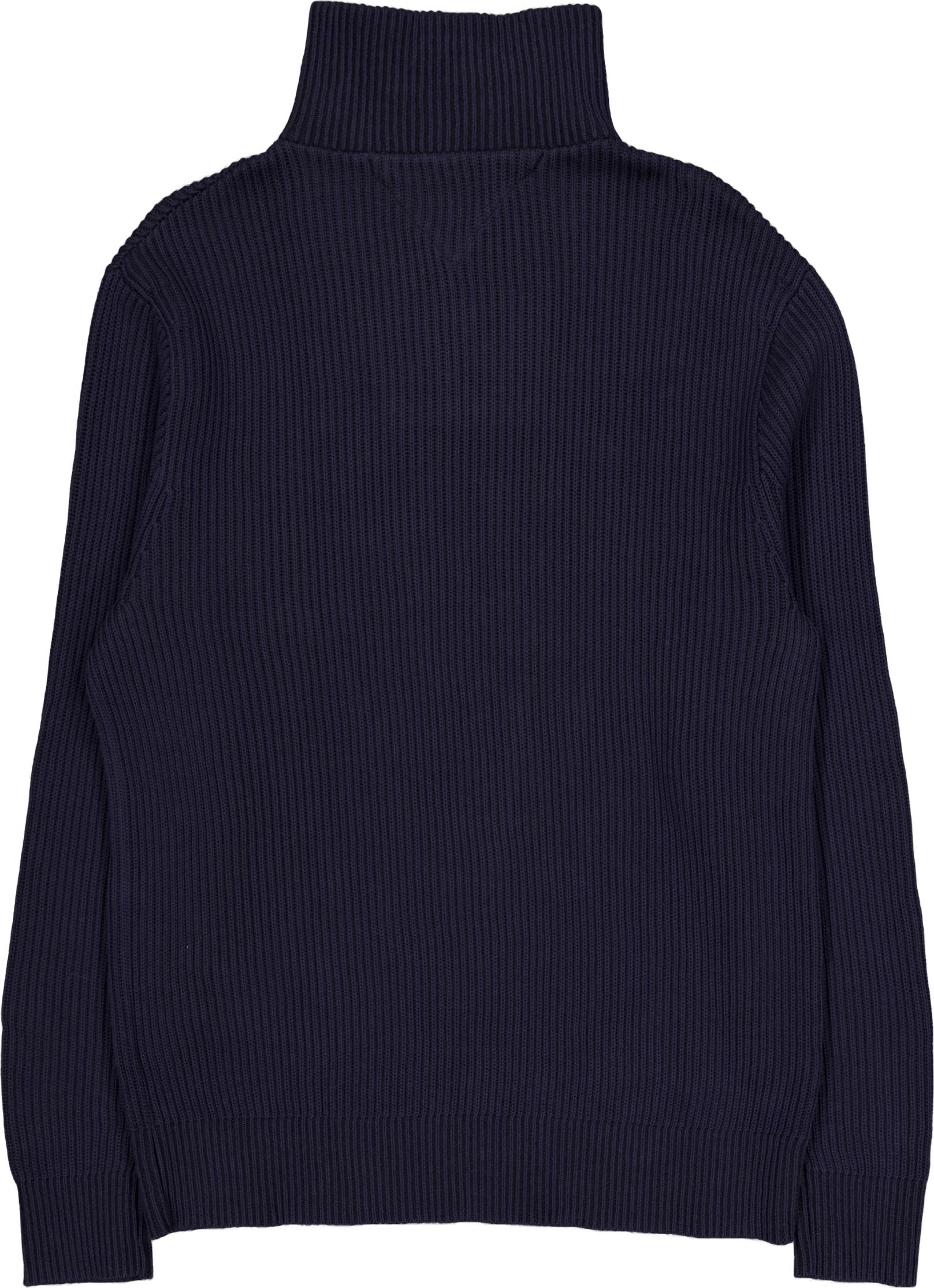 Chunky Cotton Rib Nautical Zp  Blue - Bild 2