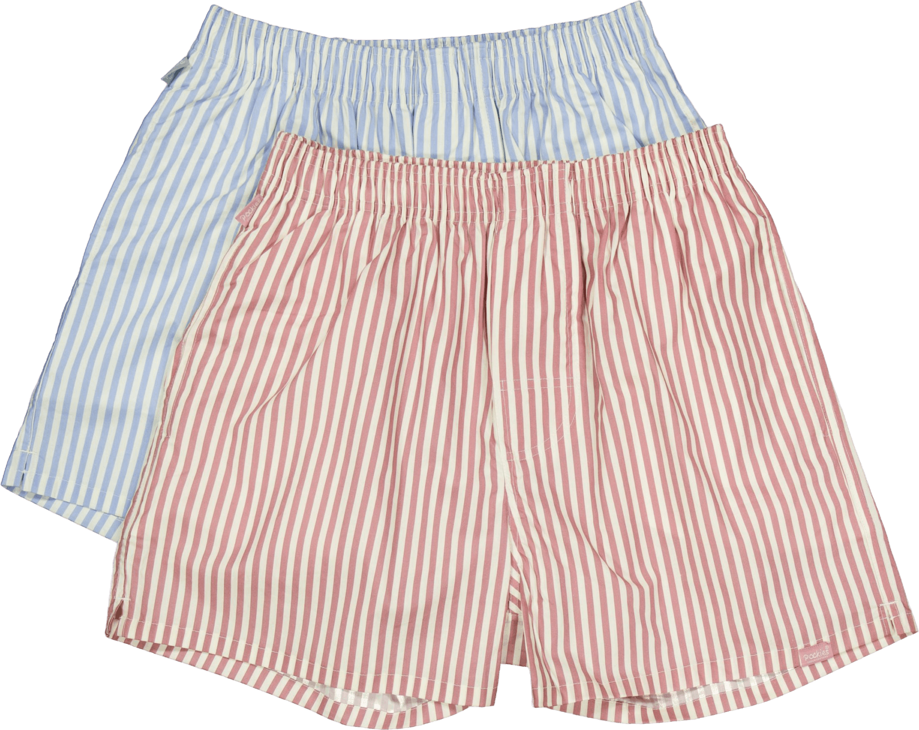 2-pack - Pastel Striped Boxers Mixed Colors, Male, Bekleidung, Unterwäsche, Mehrfarbig, L