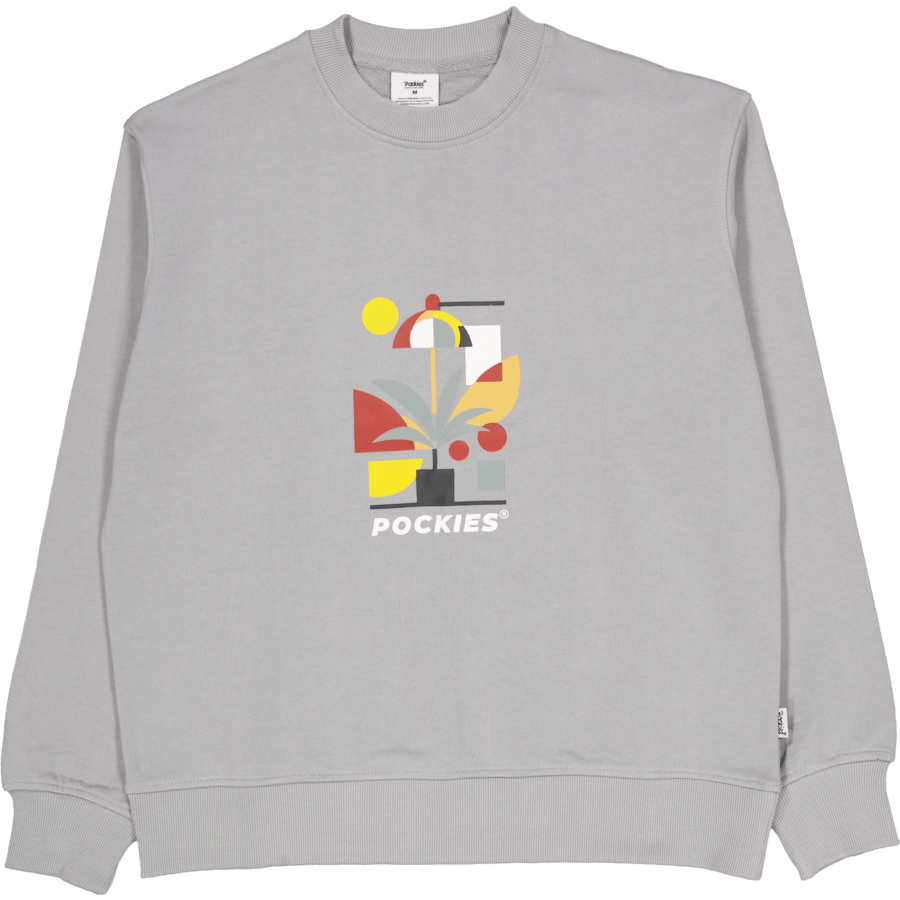 Plantlamp Crewneck Grey Grey