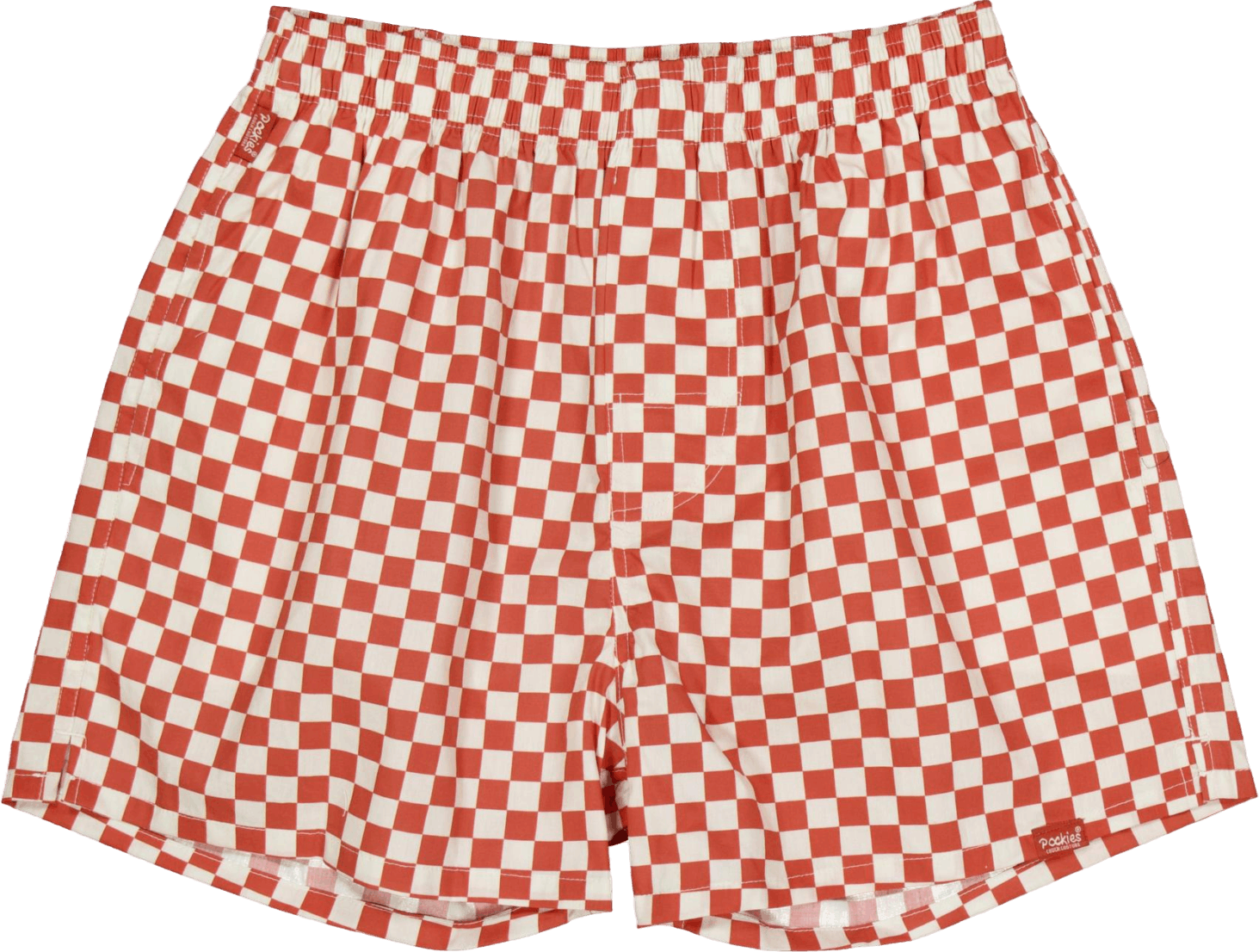 Red Checkered Red, Male, Odevy, Spodná bielizeň, Červená, M