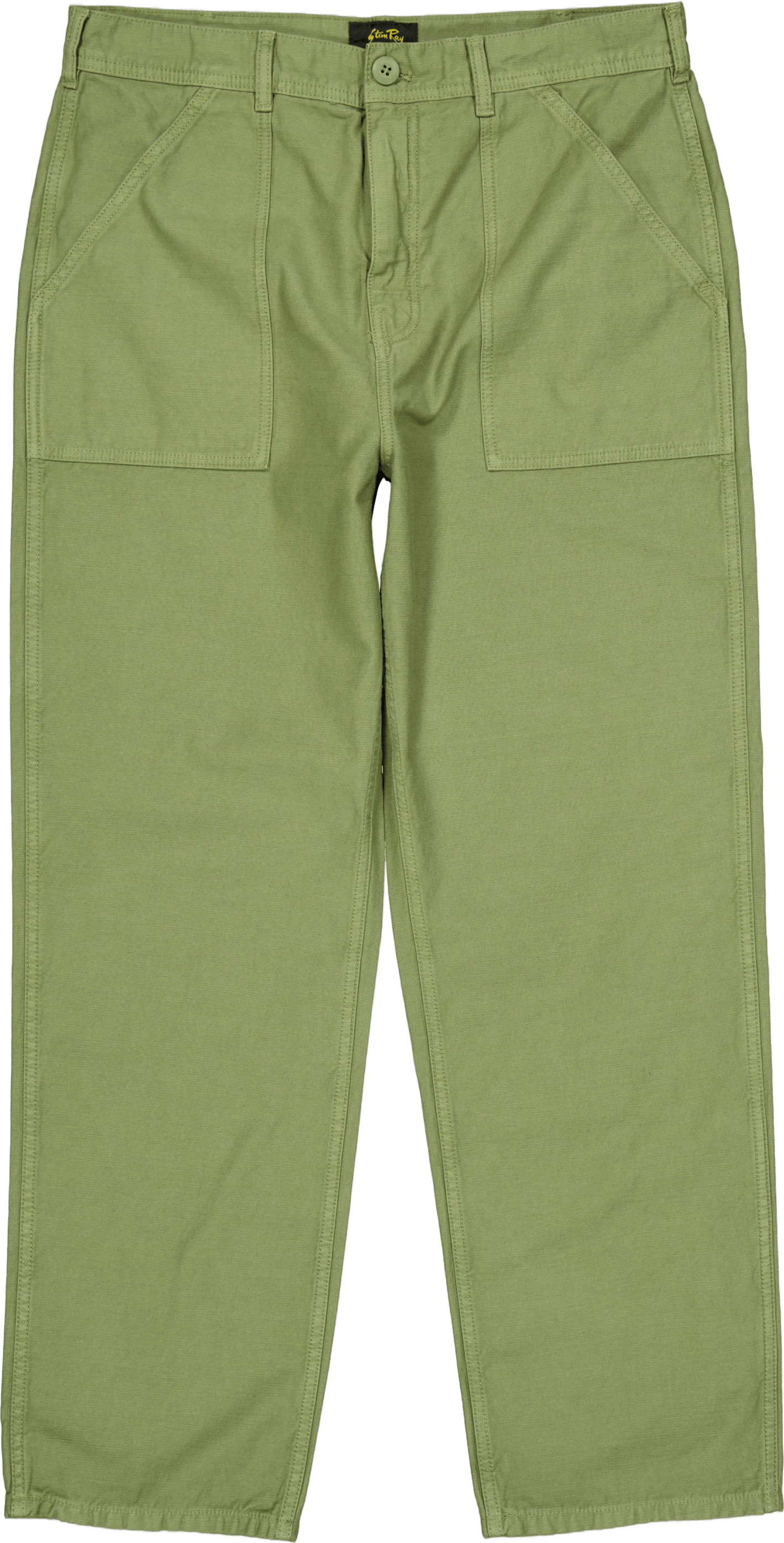 Fat Pant Olive Sateen