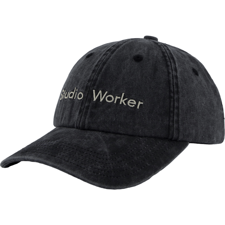 Studio Worker Washed Black