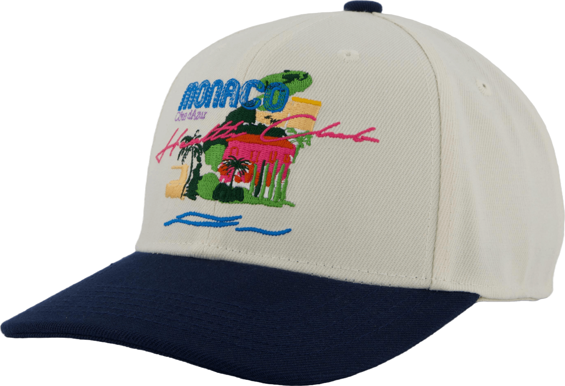 Monaco Health Beige/navy, Male, Apparels, Hats & Caps, Beige/Blue, ONESIZE