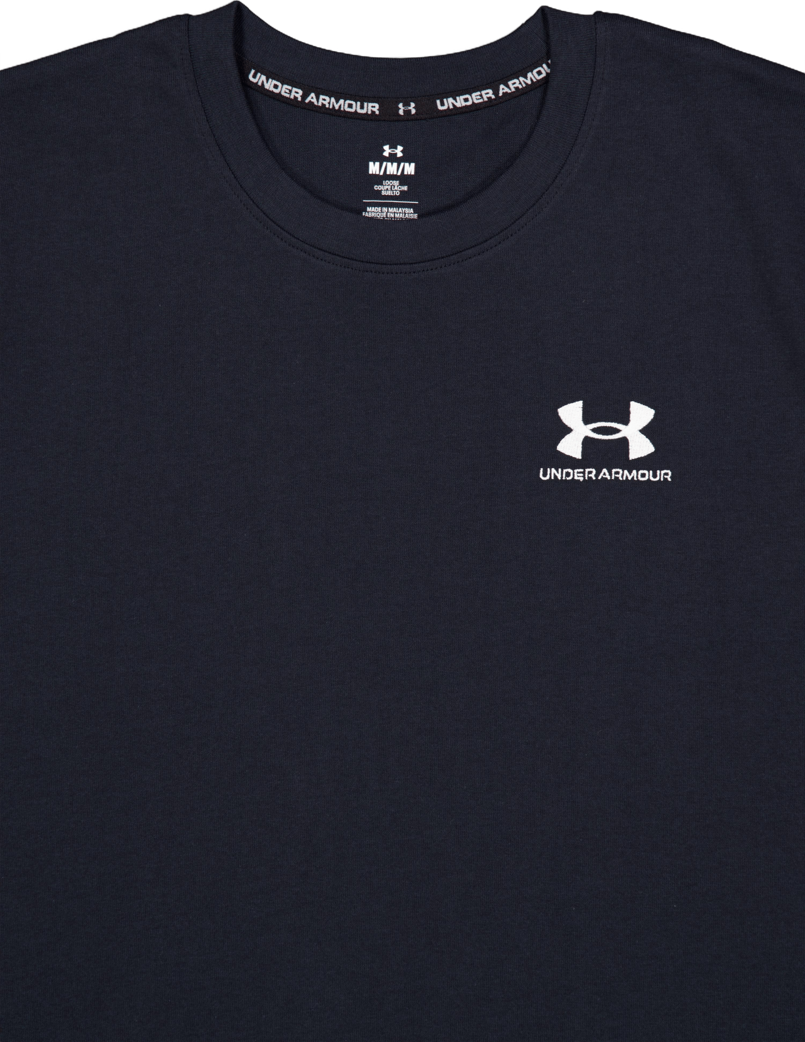 Ua M Logo Emb Heavyweight Ss Black - Bild 3