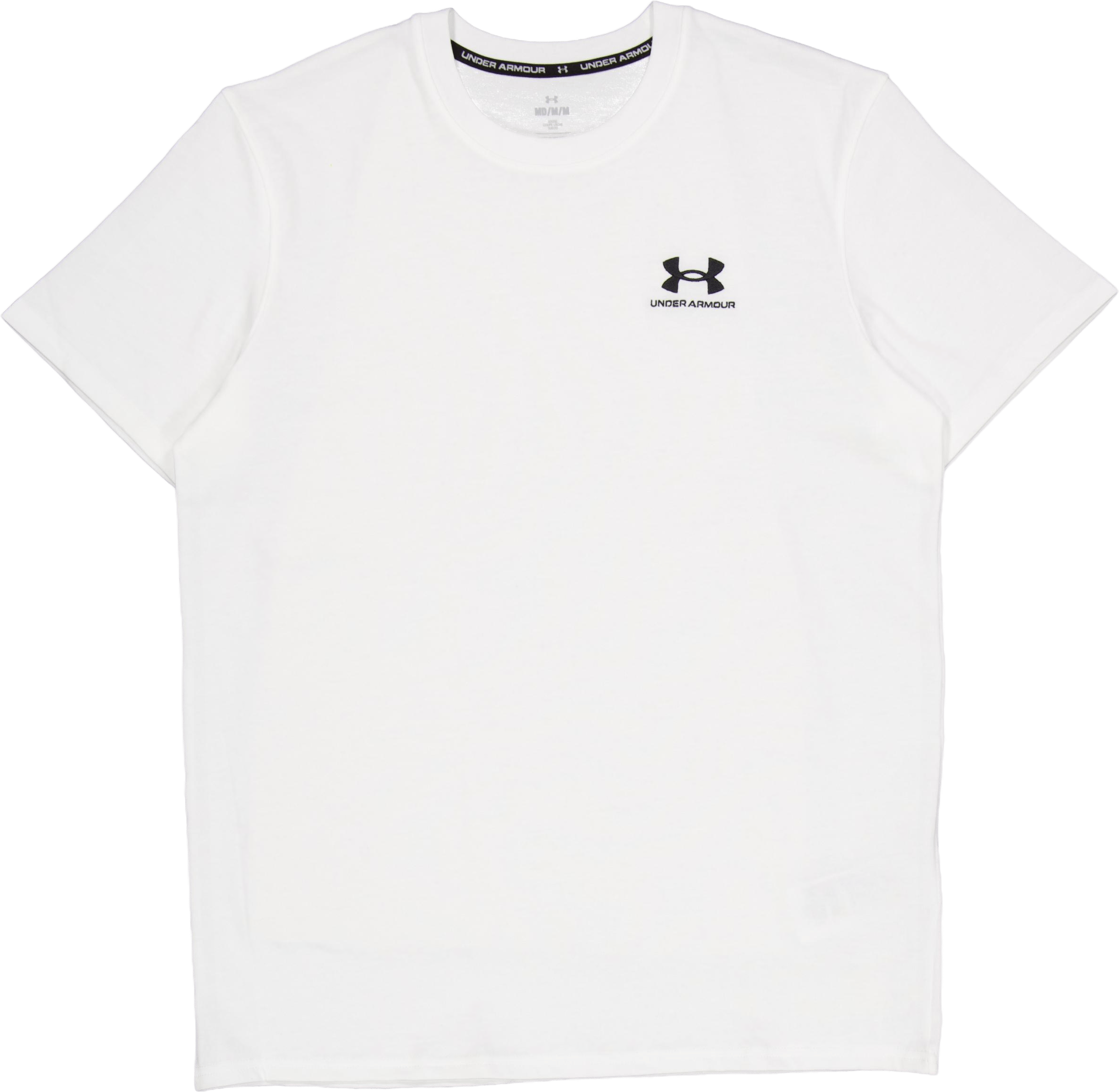 Ua M Logo Emb Heavyweight Ss White