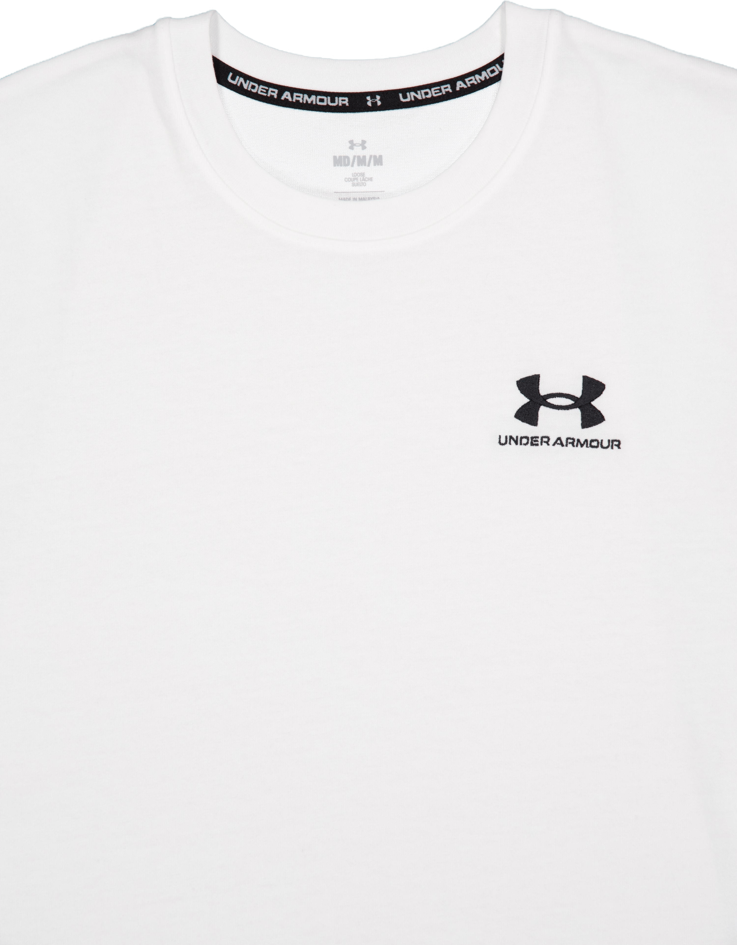 Ua M Logo Emb Heavyweight Ss White - Bild 3