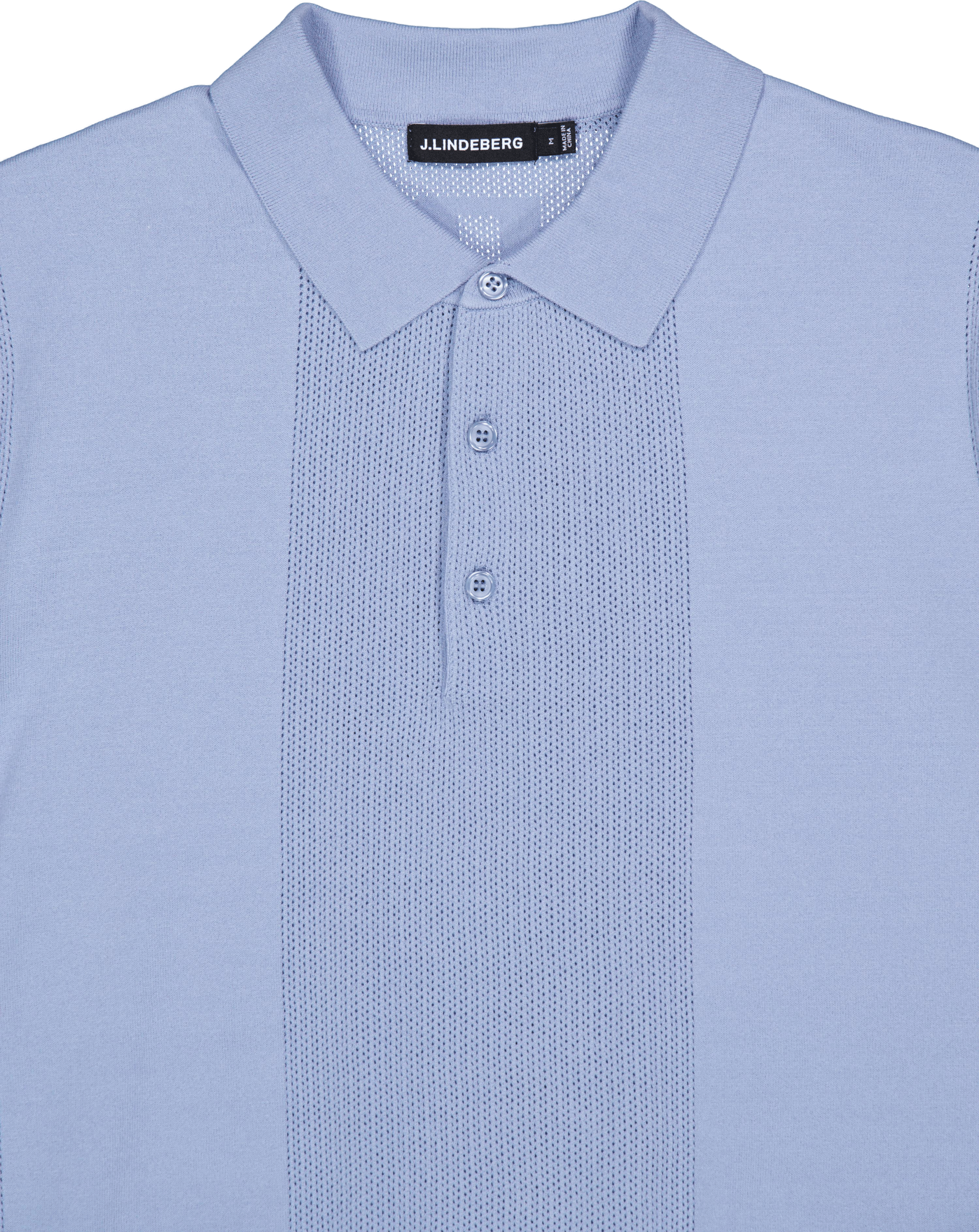 Reymond Solid Stripe Polo Rain Washed - Bild 3