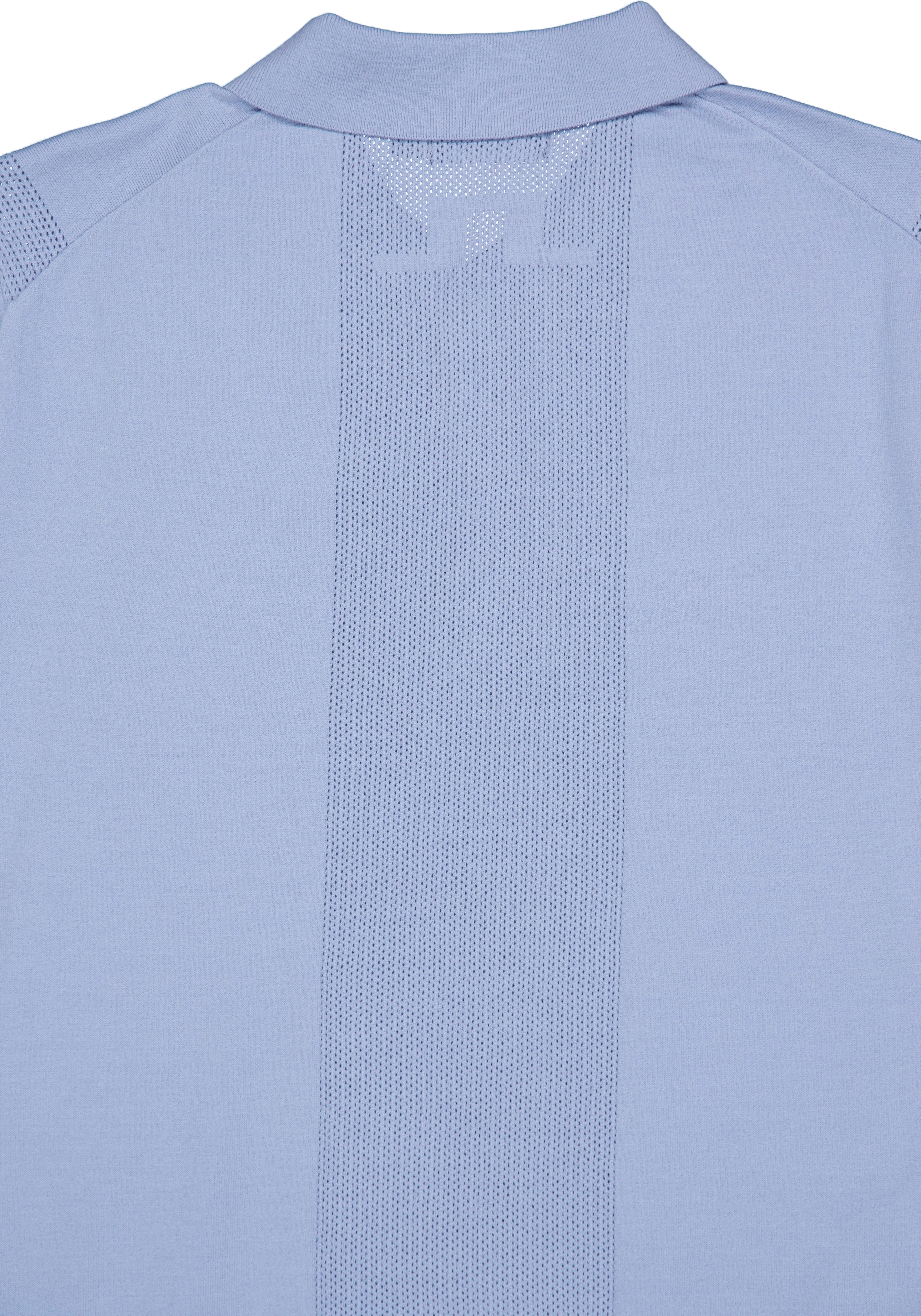 Reymond Solid Stripe Polo Rain Washed - Bild 4