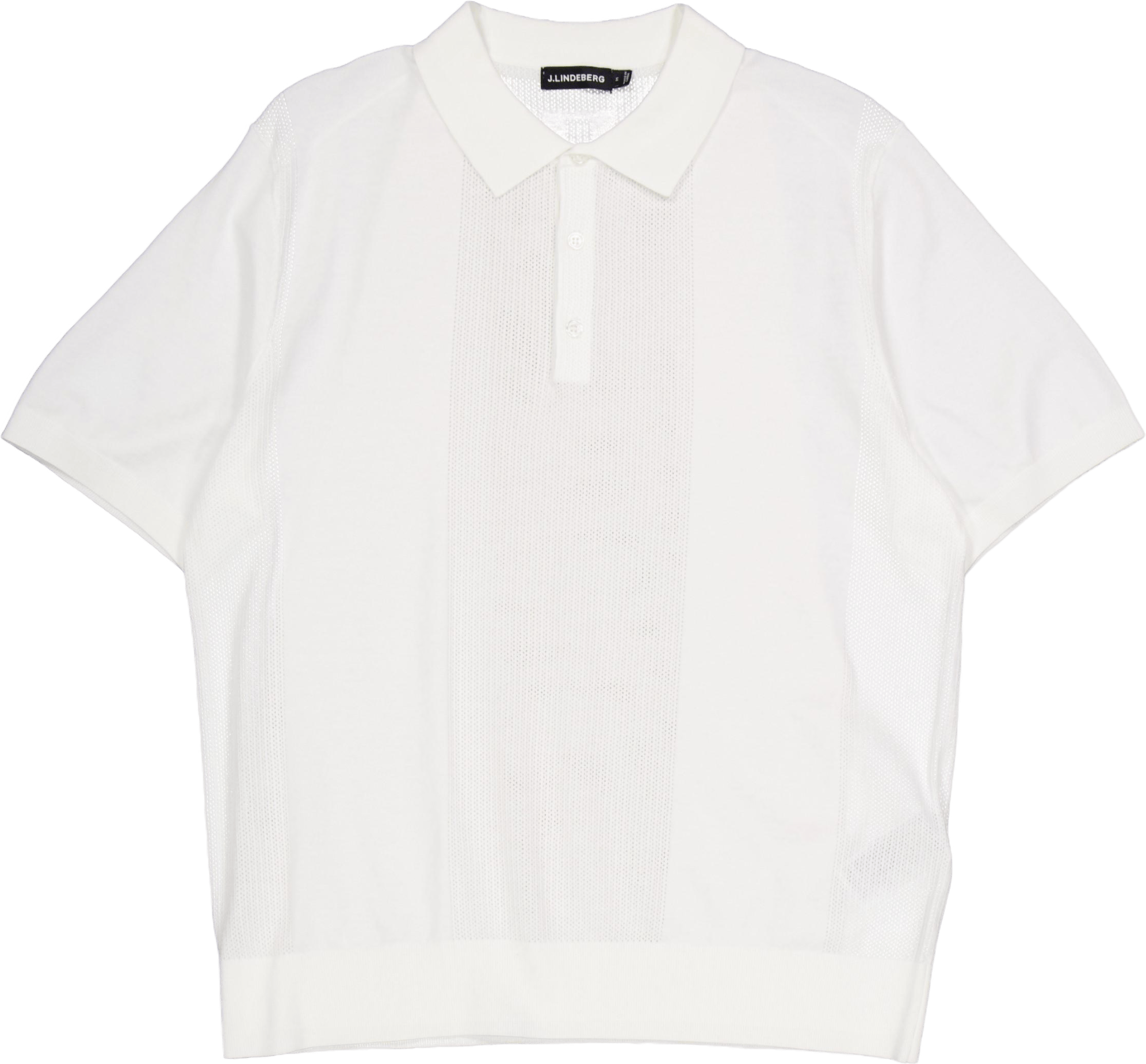 Reymond Solid Stripe Polo White