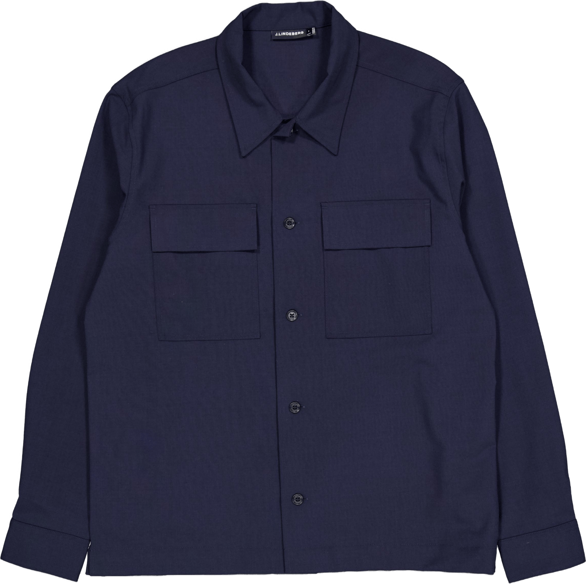Reid Drape Overshirt Jl Navy