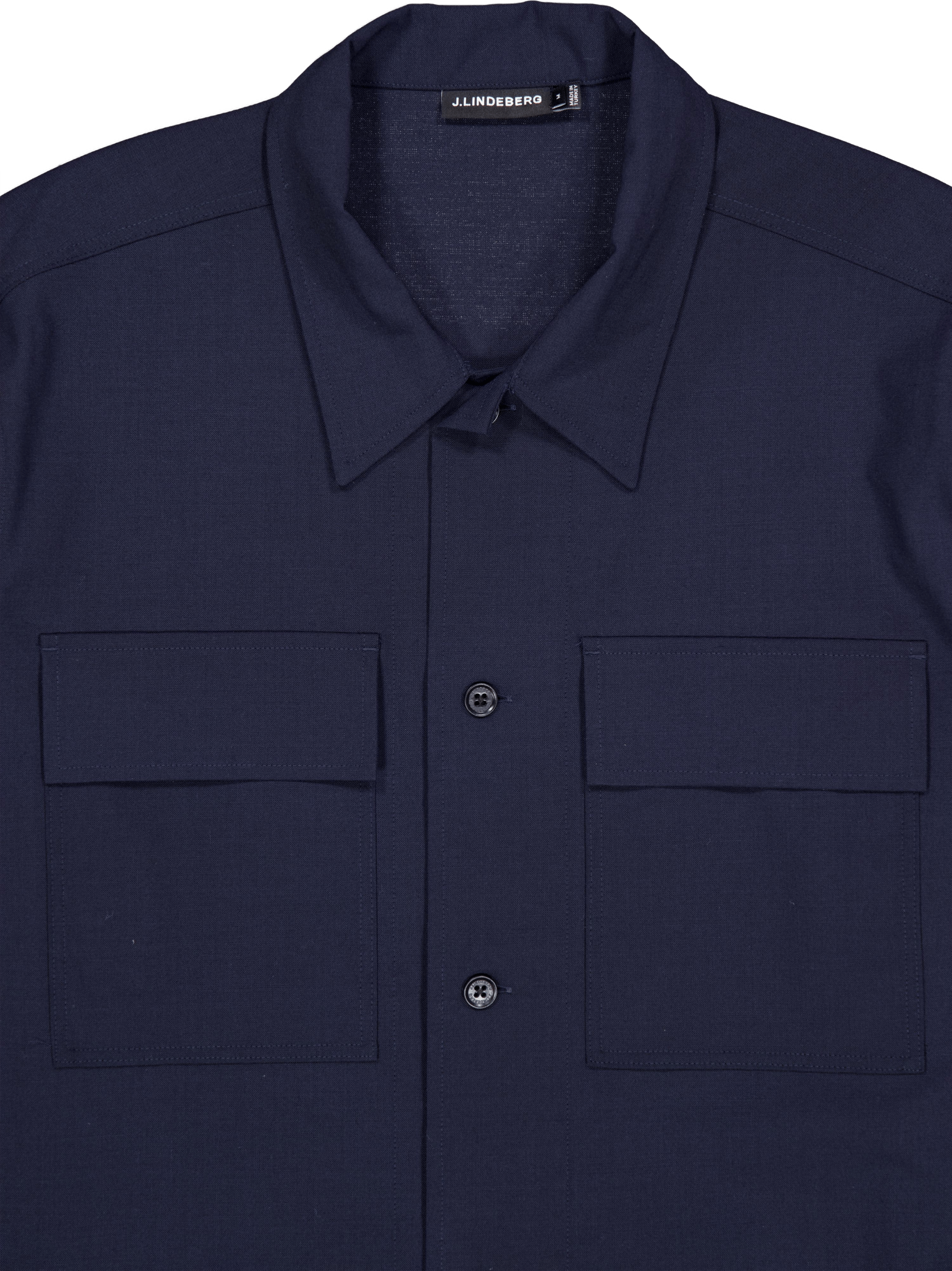 Reid Drape Overshirt Jl Navy - Bild 3