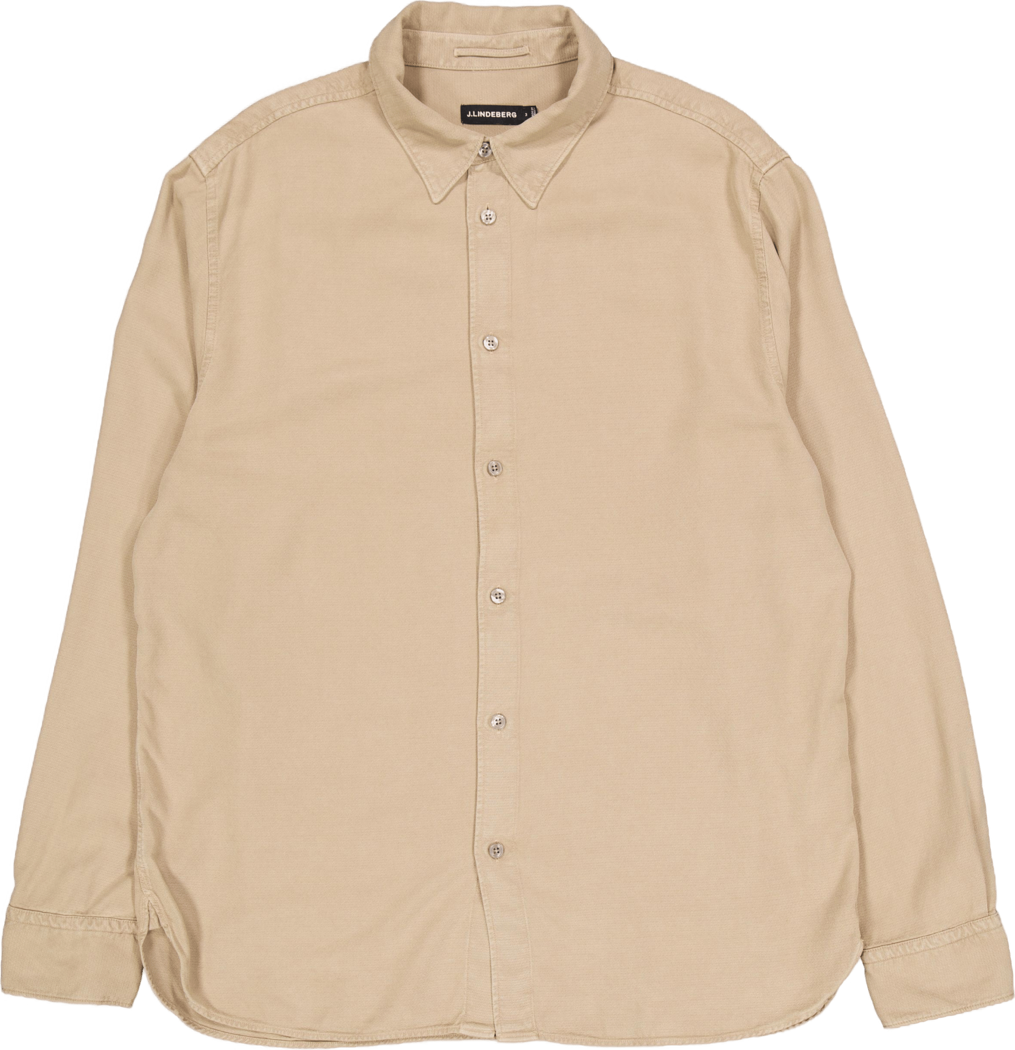 Reg Ls Struct Gmd Tencel Shirt Batique Khaki
