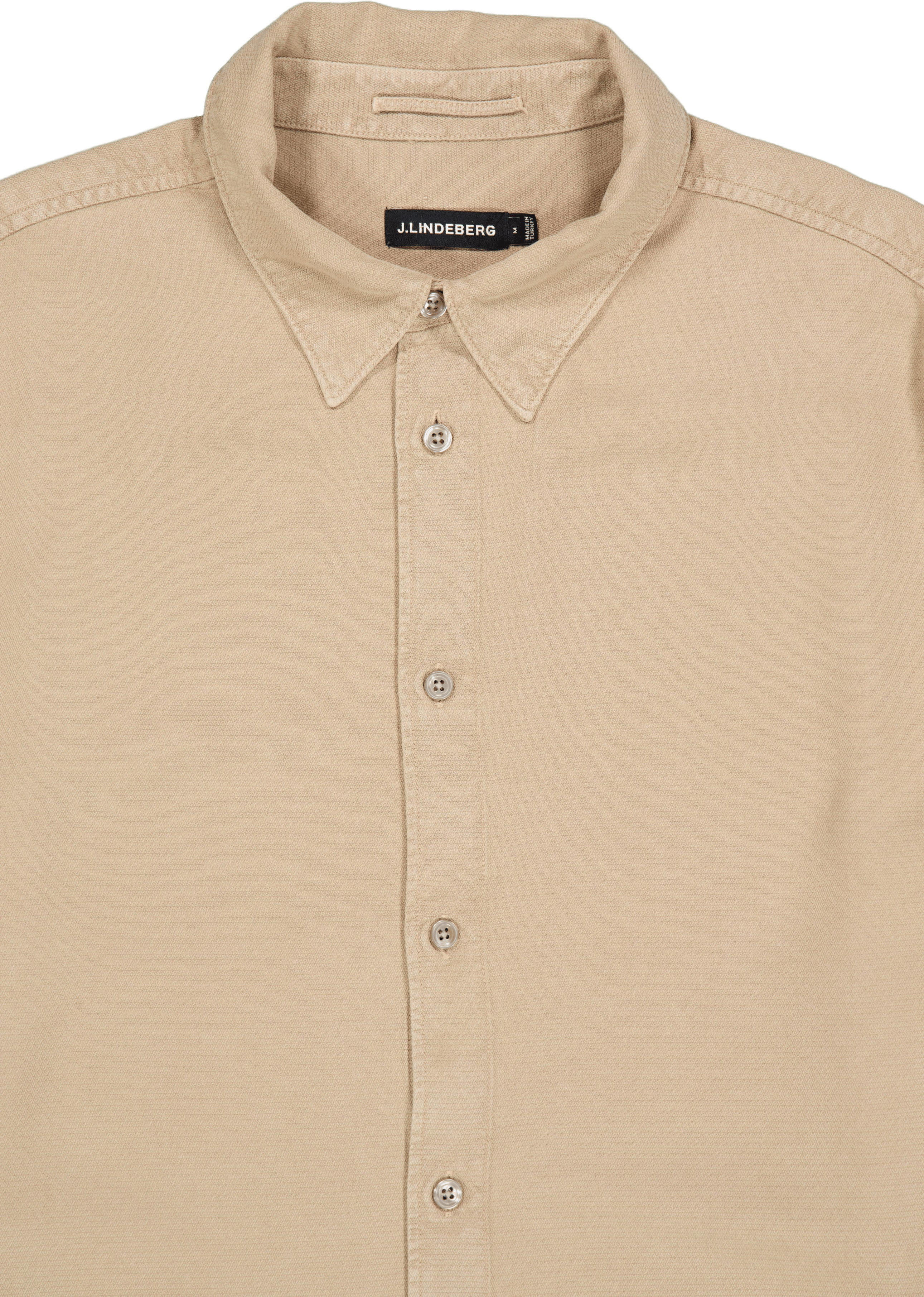 Reg Ls Struct Gmd Tencel Shirt Batique Khaki - Bild 3