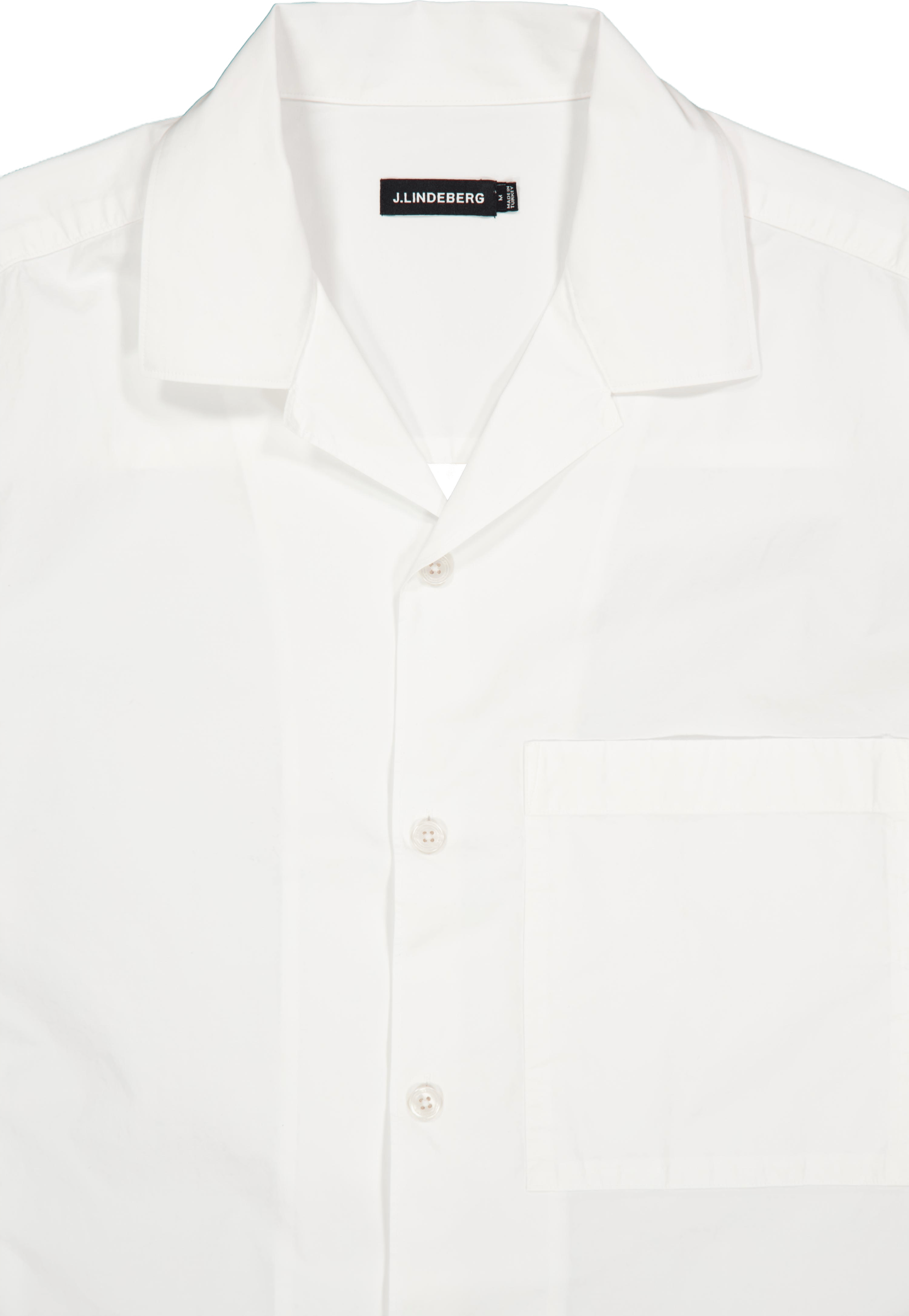 Ellis White Cotton Shirt White - Bild 3