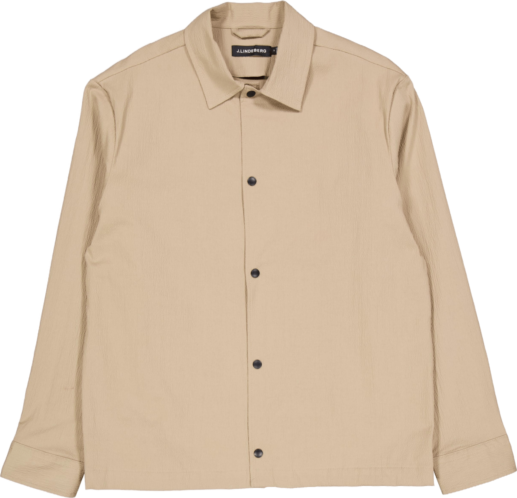 Celian Seersucker Overshirt Batique Khaki