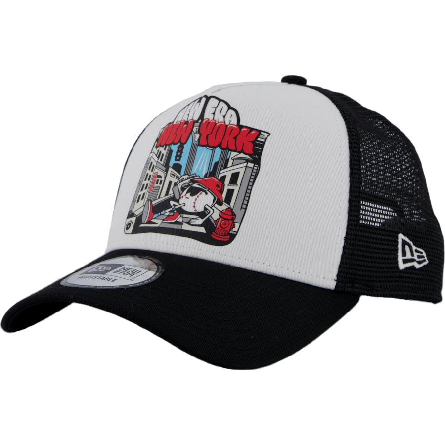 Graphic Print Trucker Newera Blk