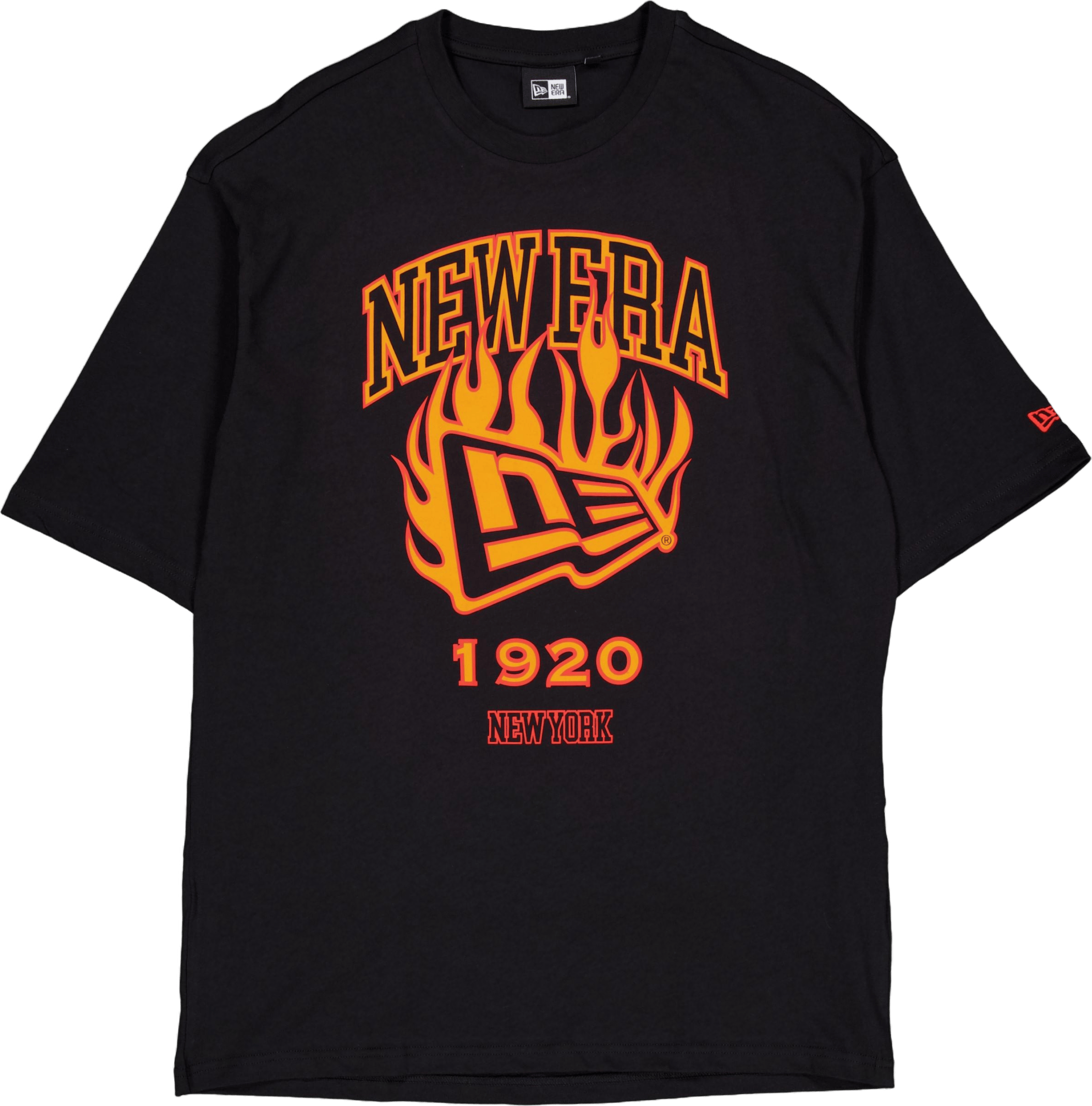 Ne Flag Flame Os Tee Newera Blkfdr